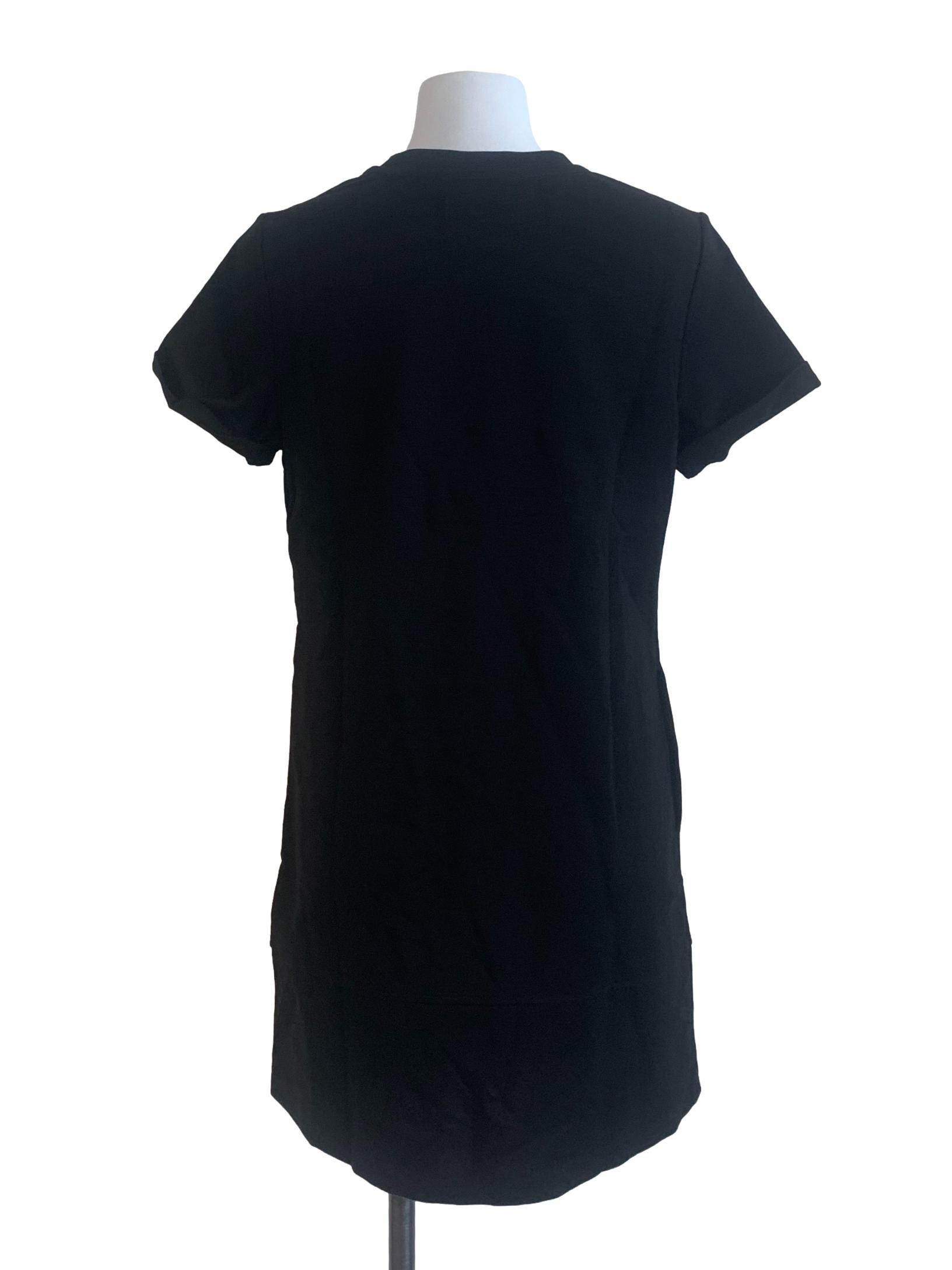 Black Round Neck Dress