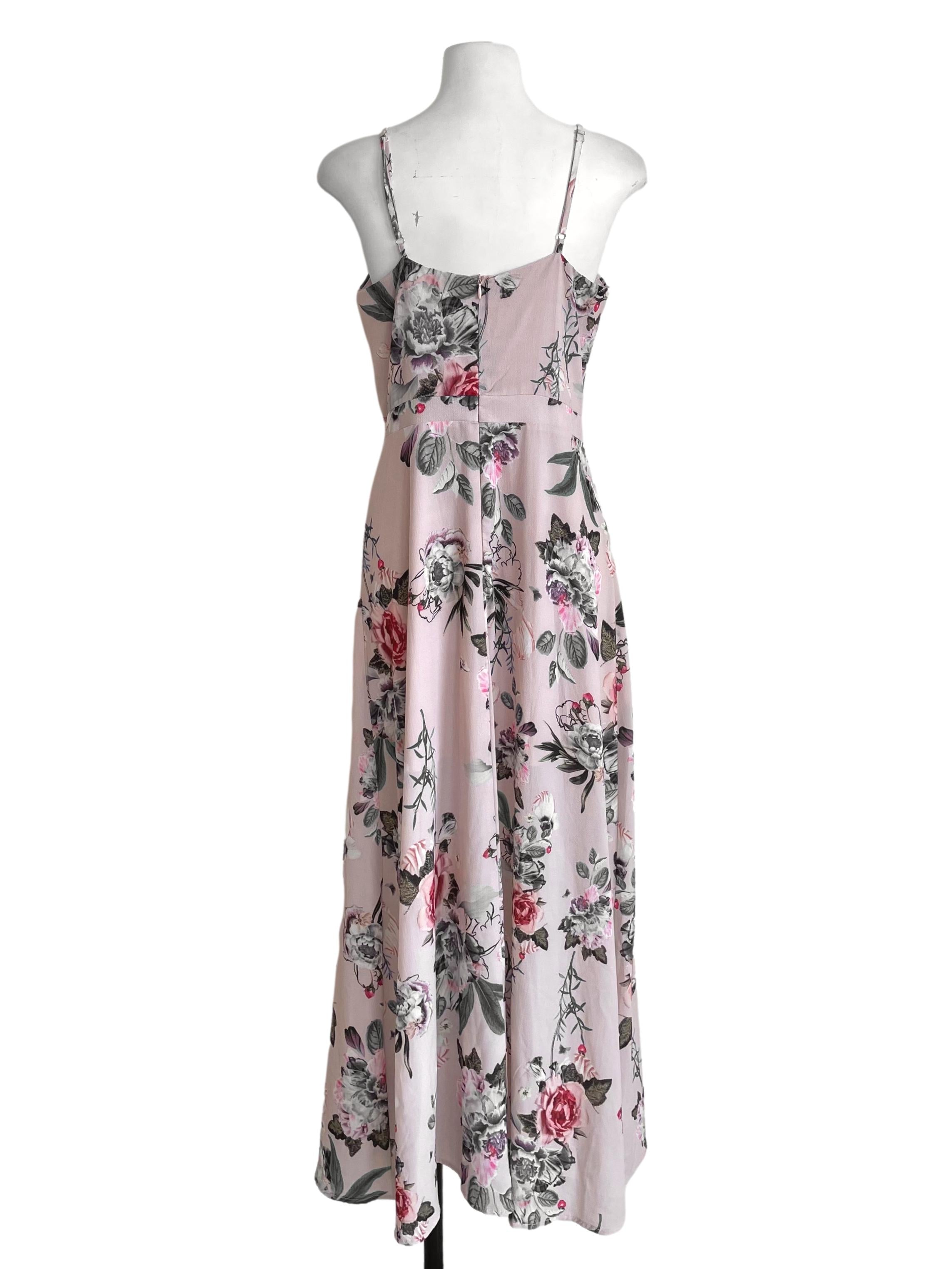 Coconut Floral Wendy Wrap Sundress