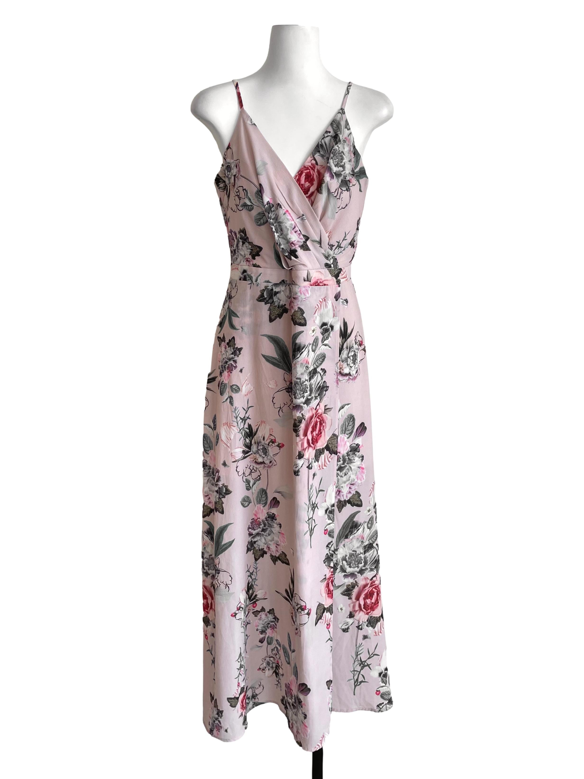 Coconut Floral Wendy Wrap Sundress