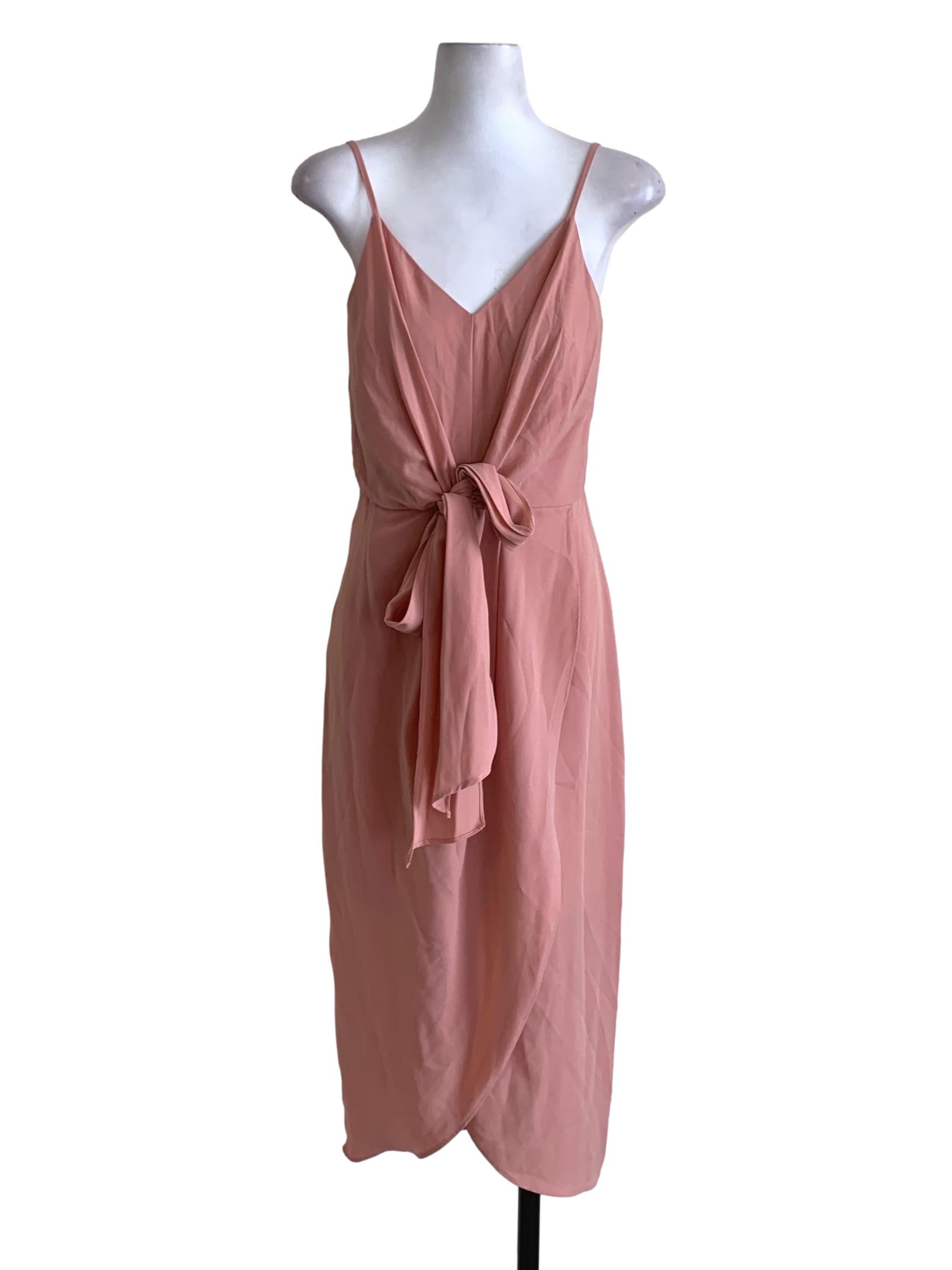 Flamingo V-Neckline Sheath Dress