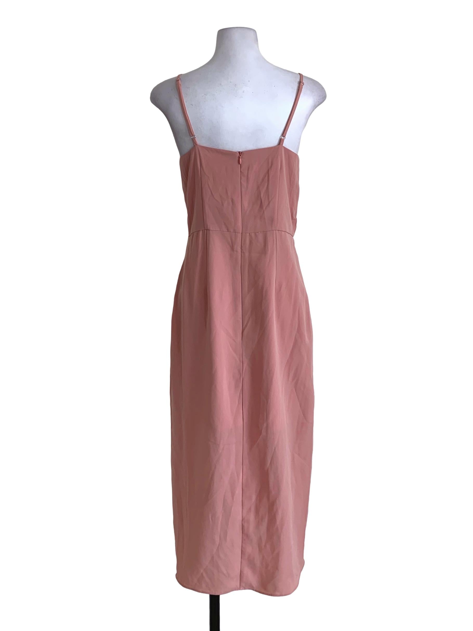 Flamingo V-Neckline Sheath Dress