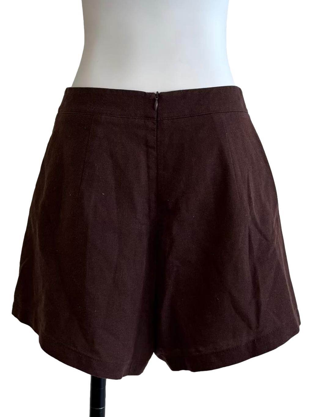 Chocolate Brown Relaxed Shorts