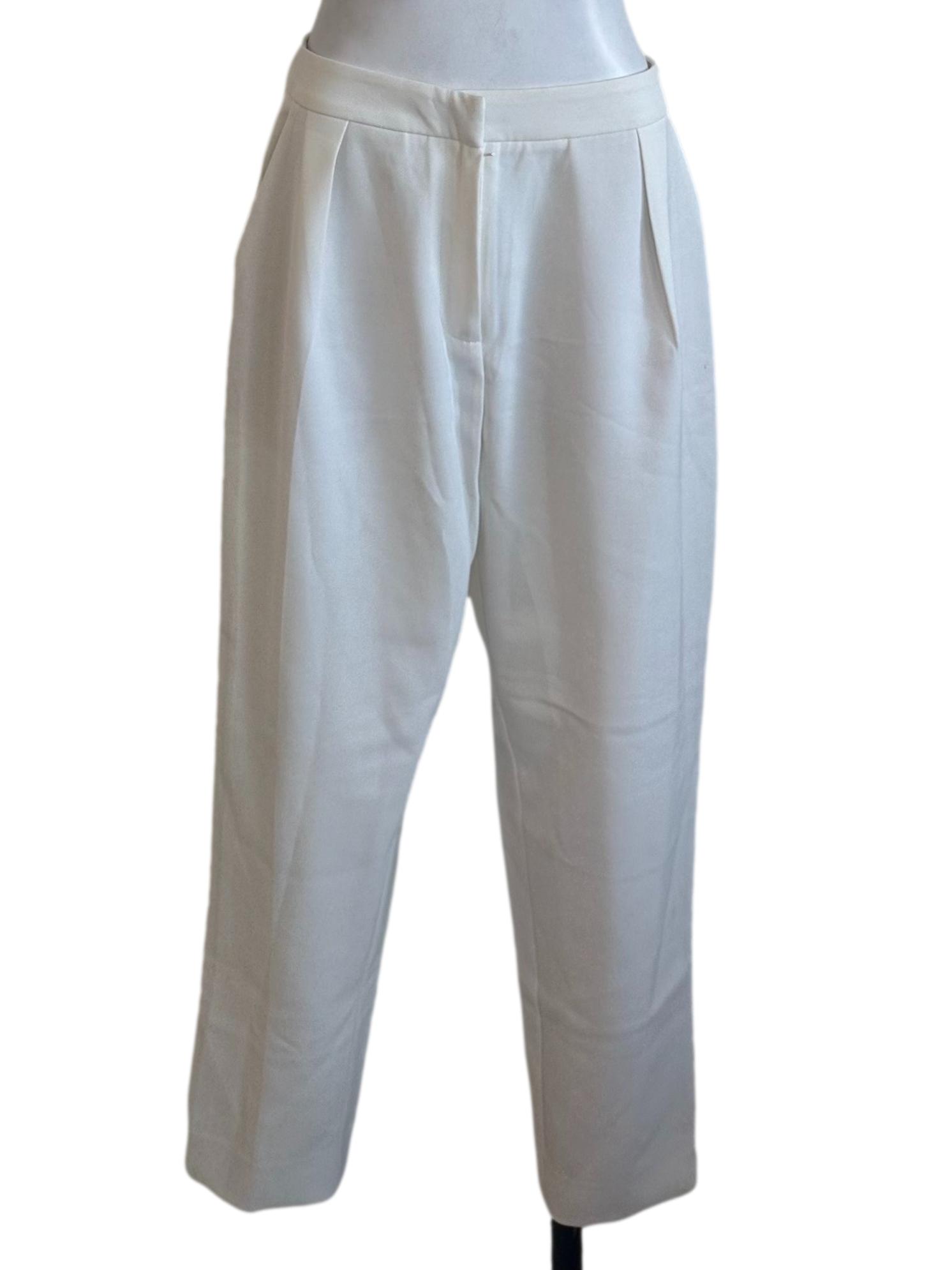 Off White Formal Pants