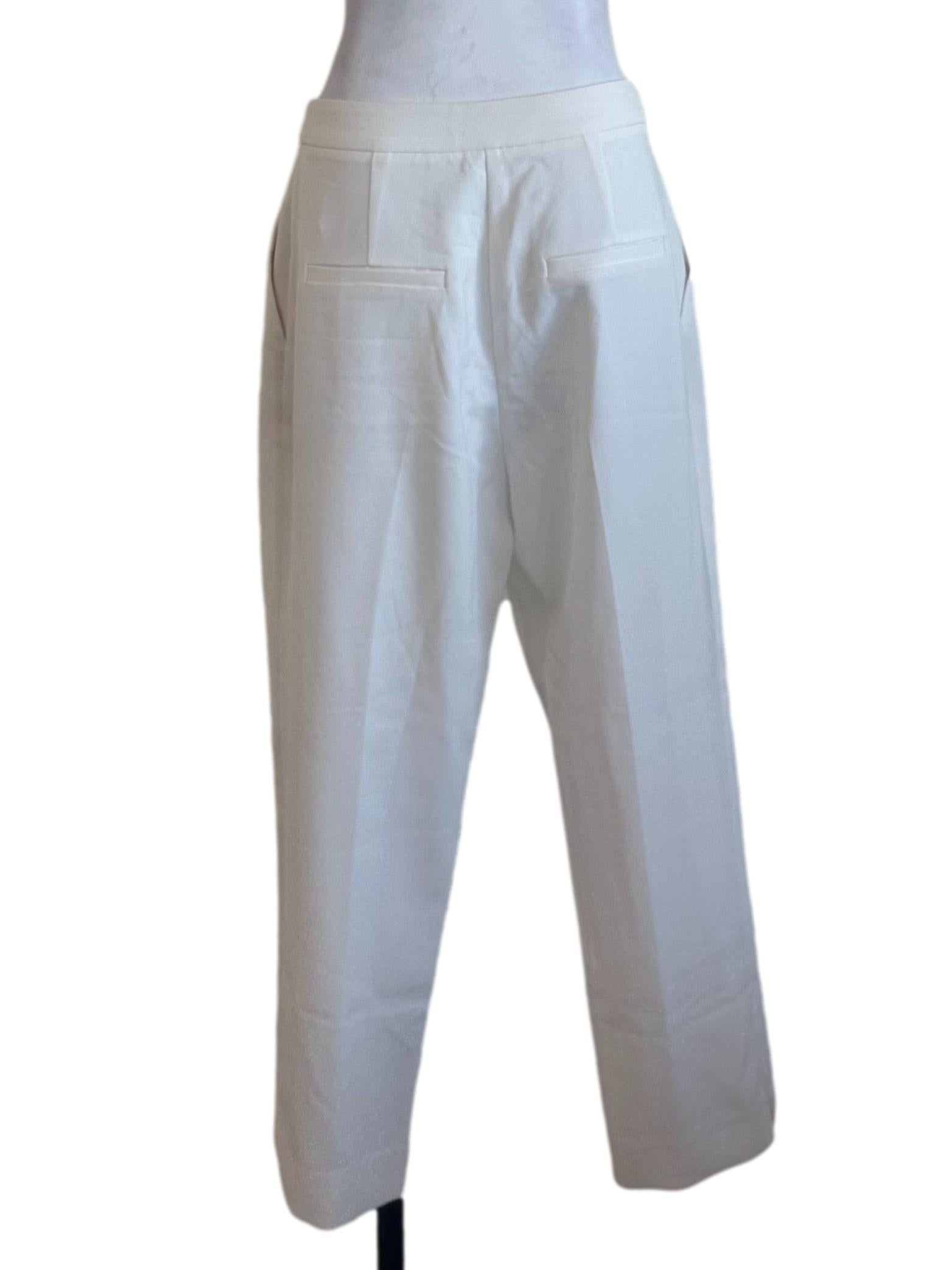 Off White Formal Pants