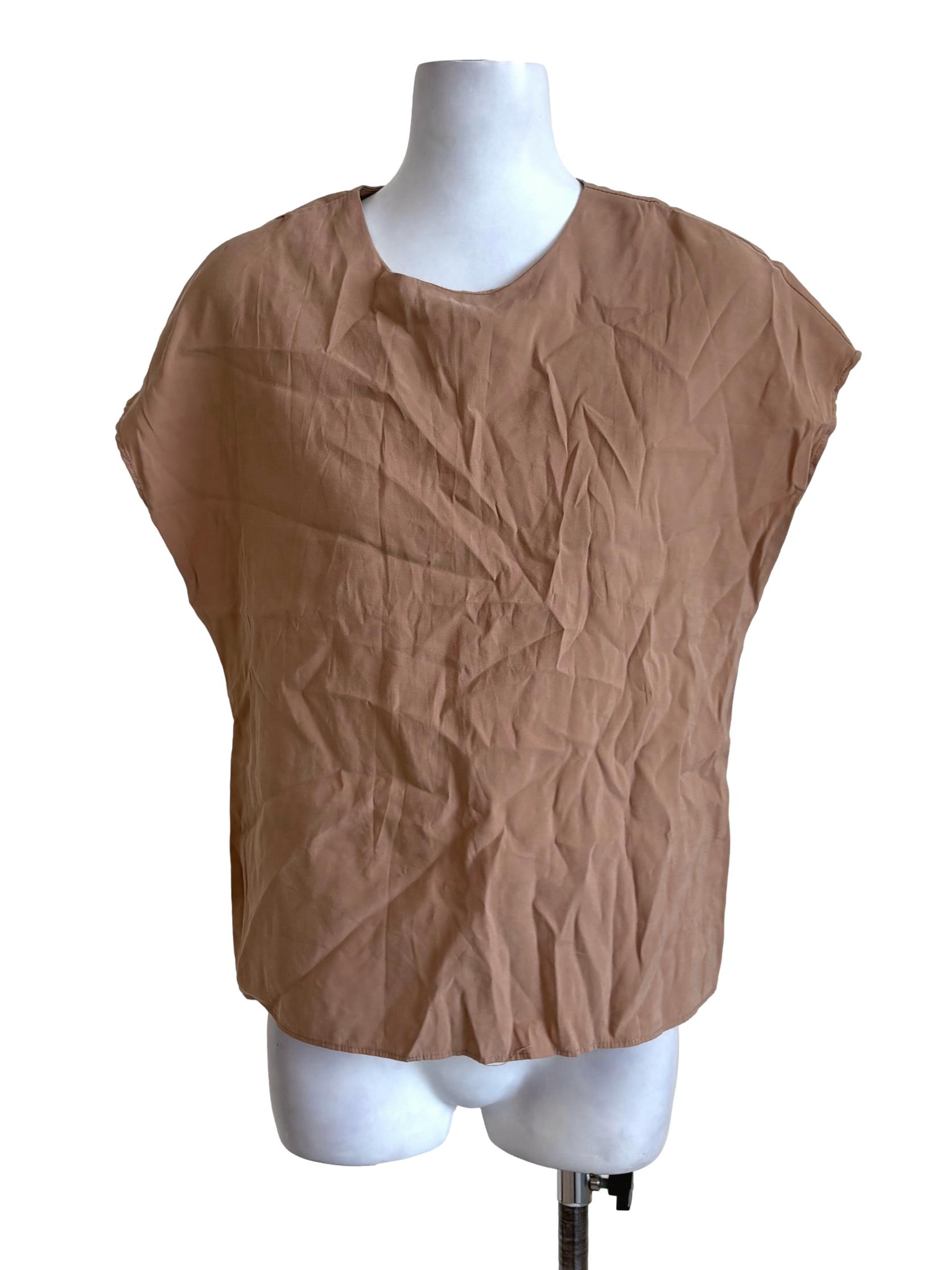 Sepia Sleeveless Boxy Top TEM