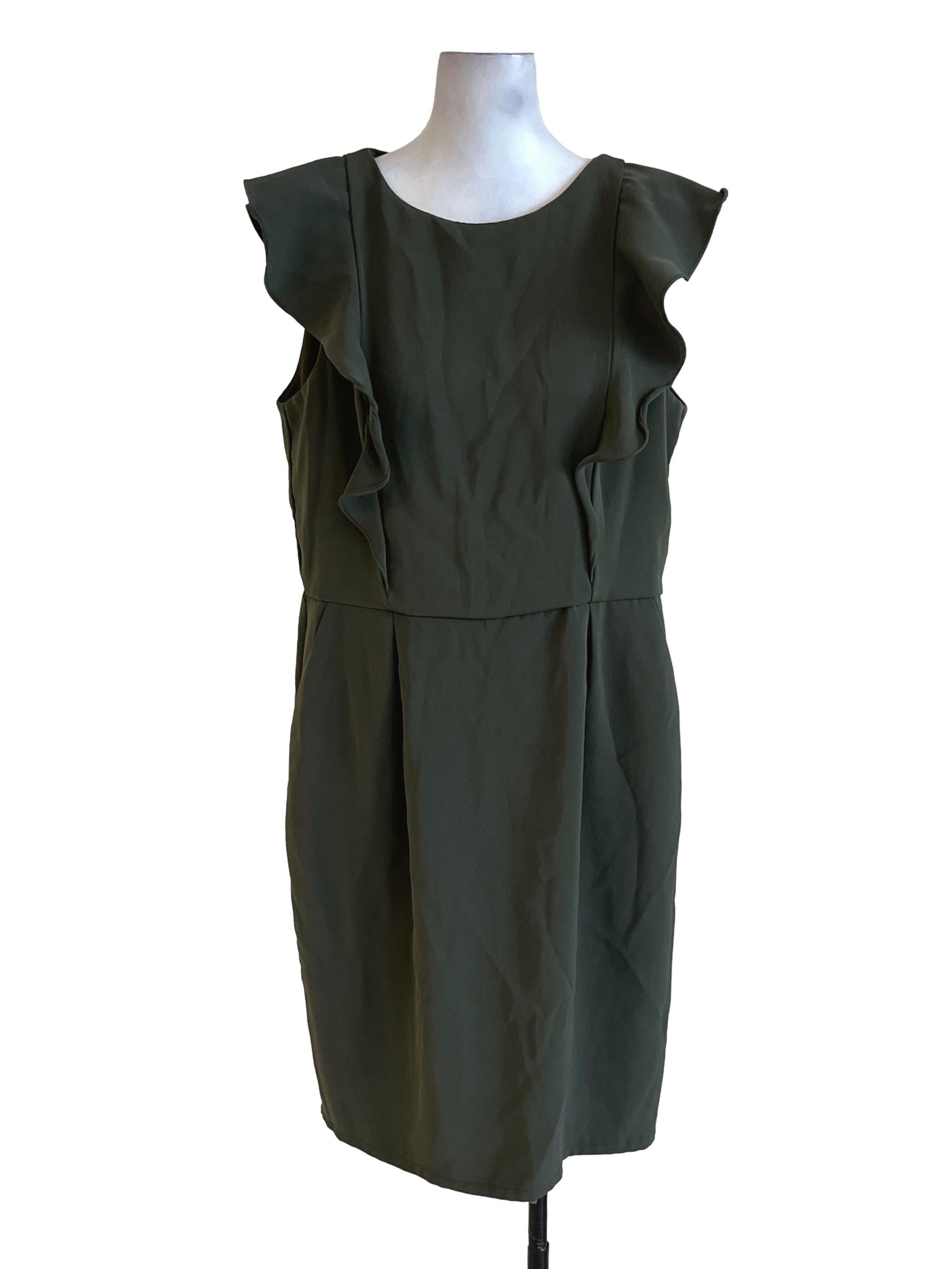 Pickle Green Ruffles Dress