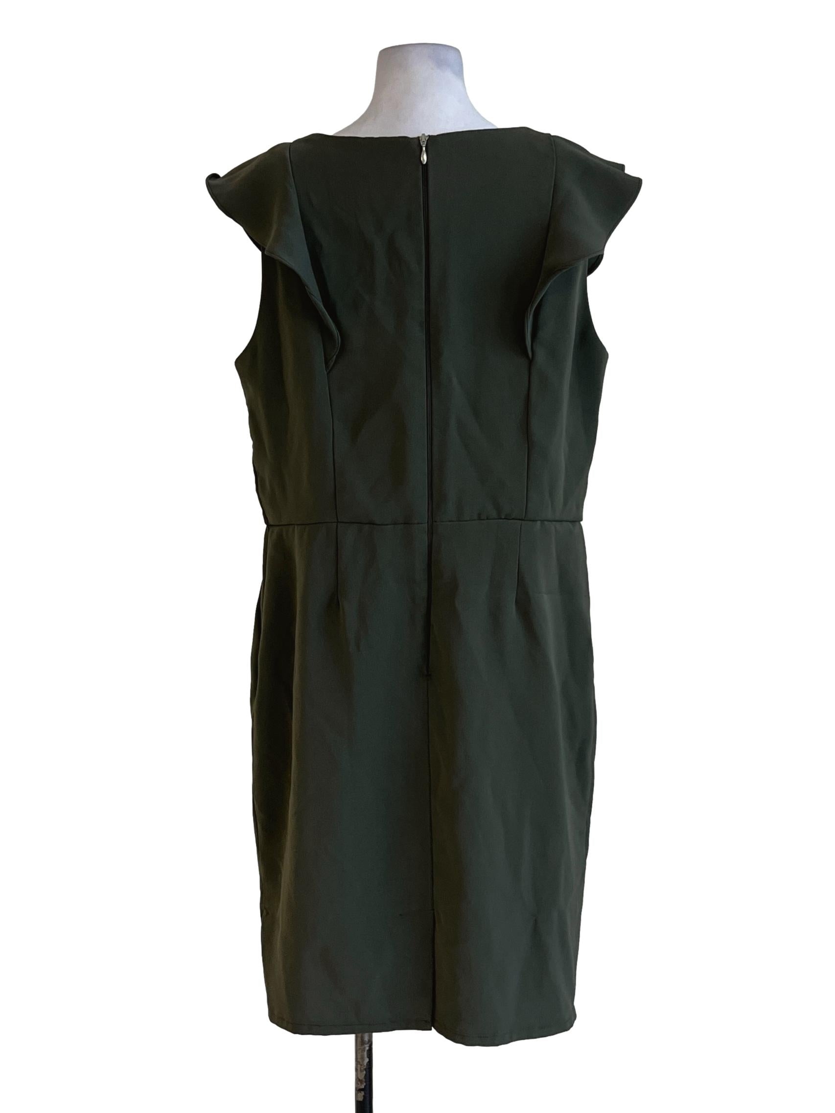 Pickle Green Ruffles Dress