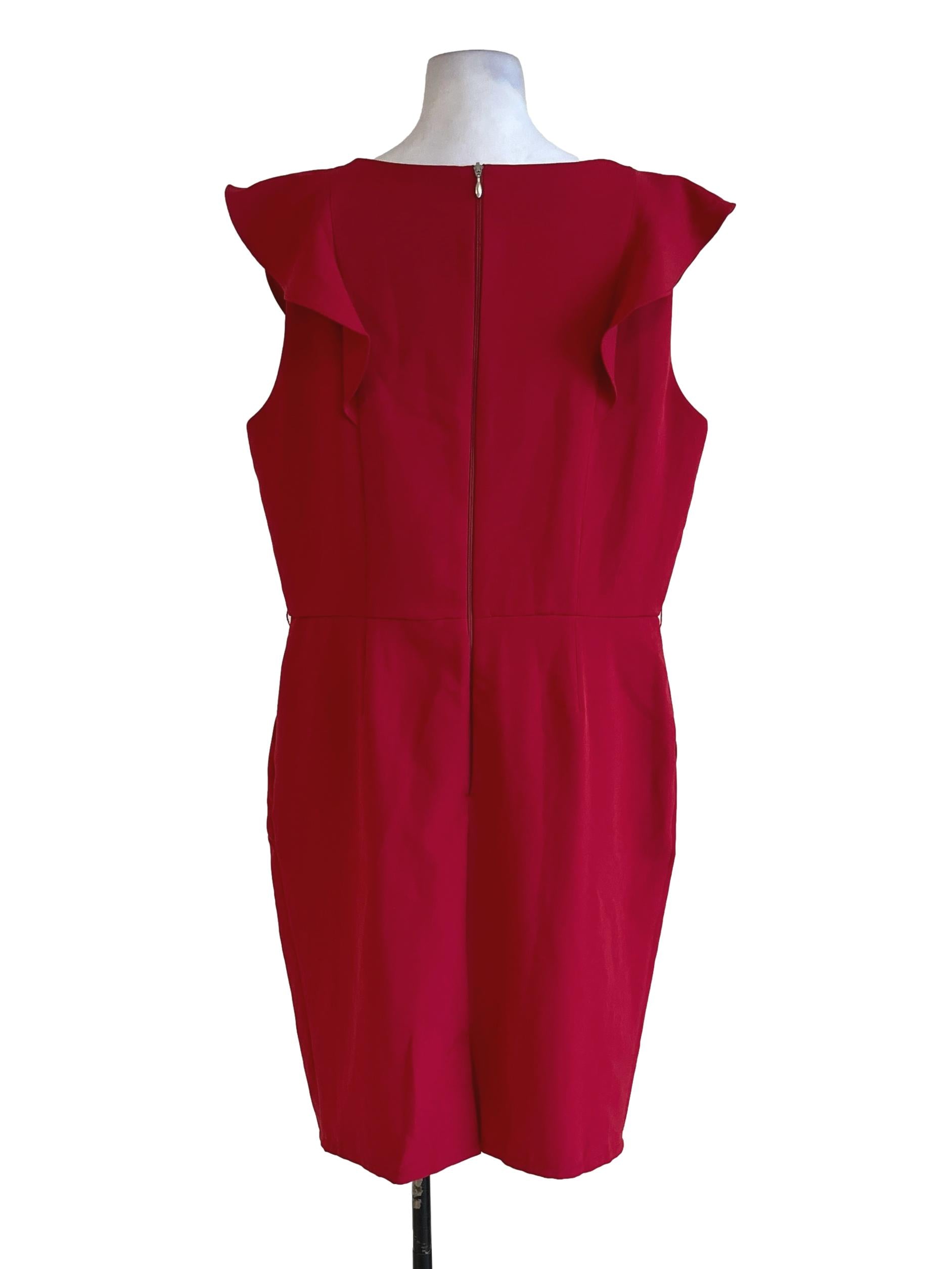 Rose Red Ruffles Dress