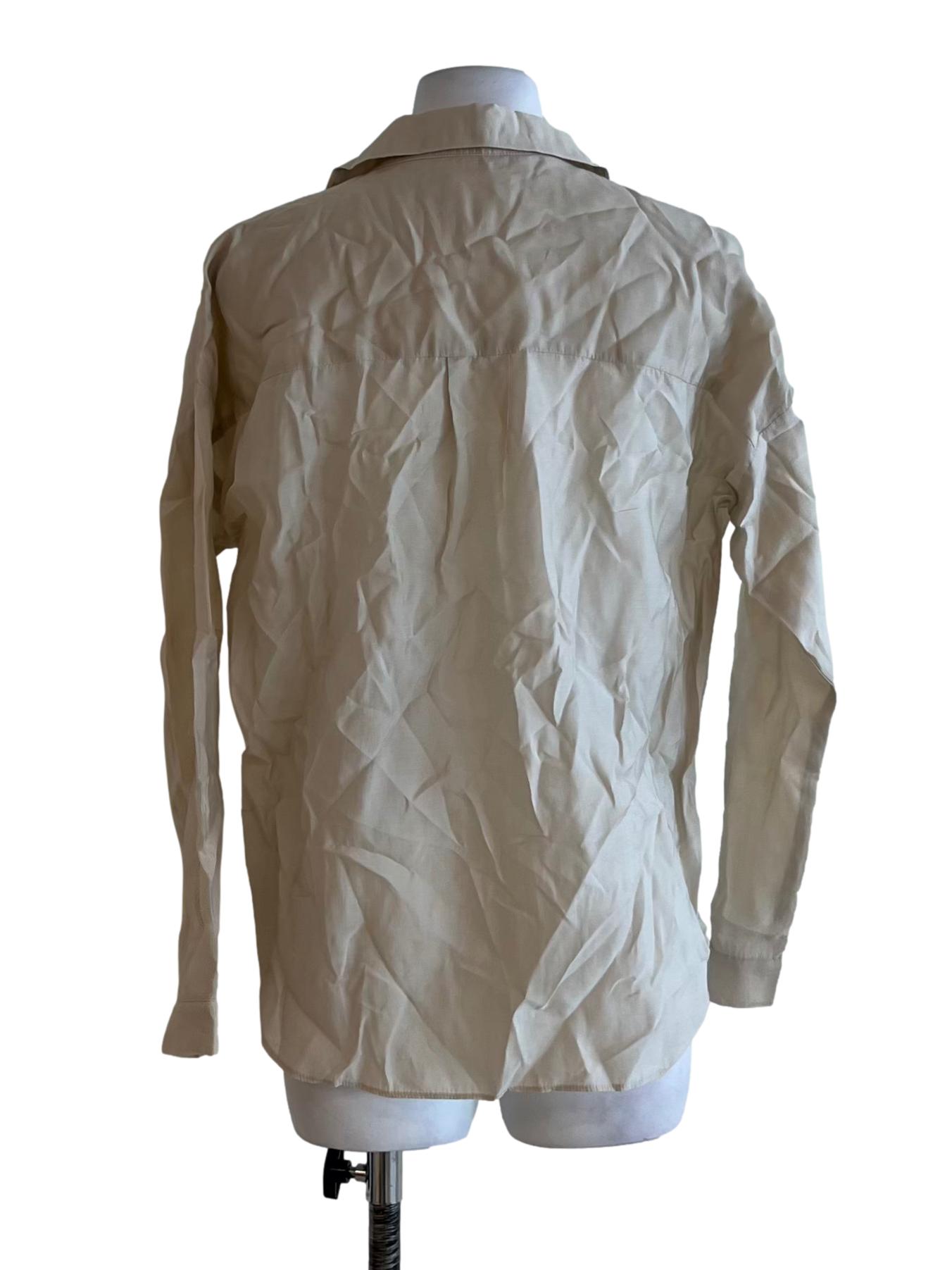 Beige Linen Oversized Shirt OSN