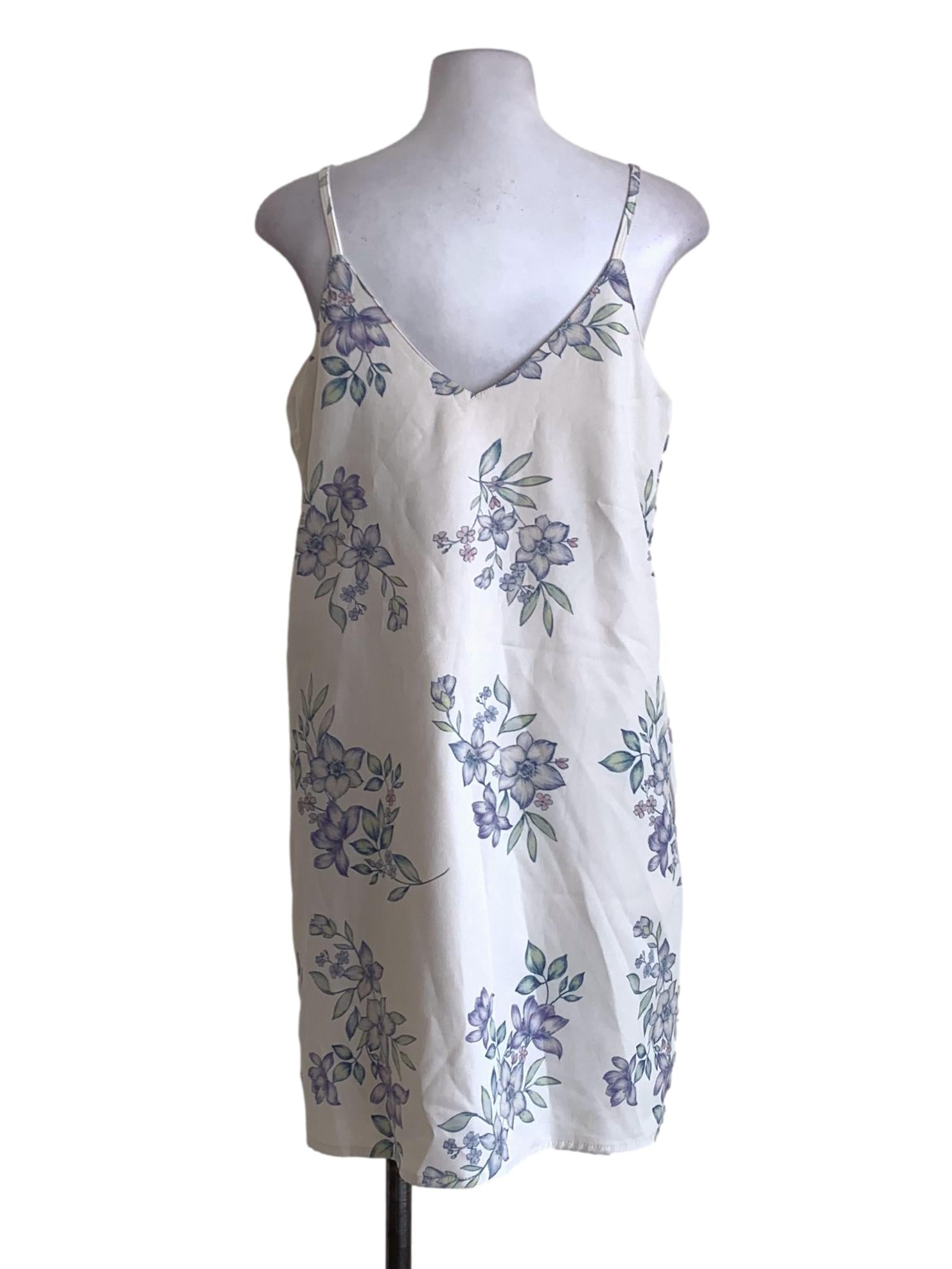 White Floral Sheath Dress