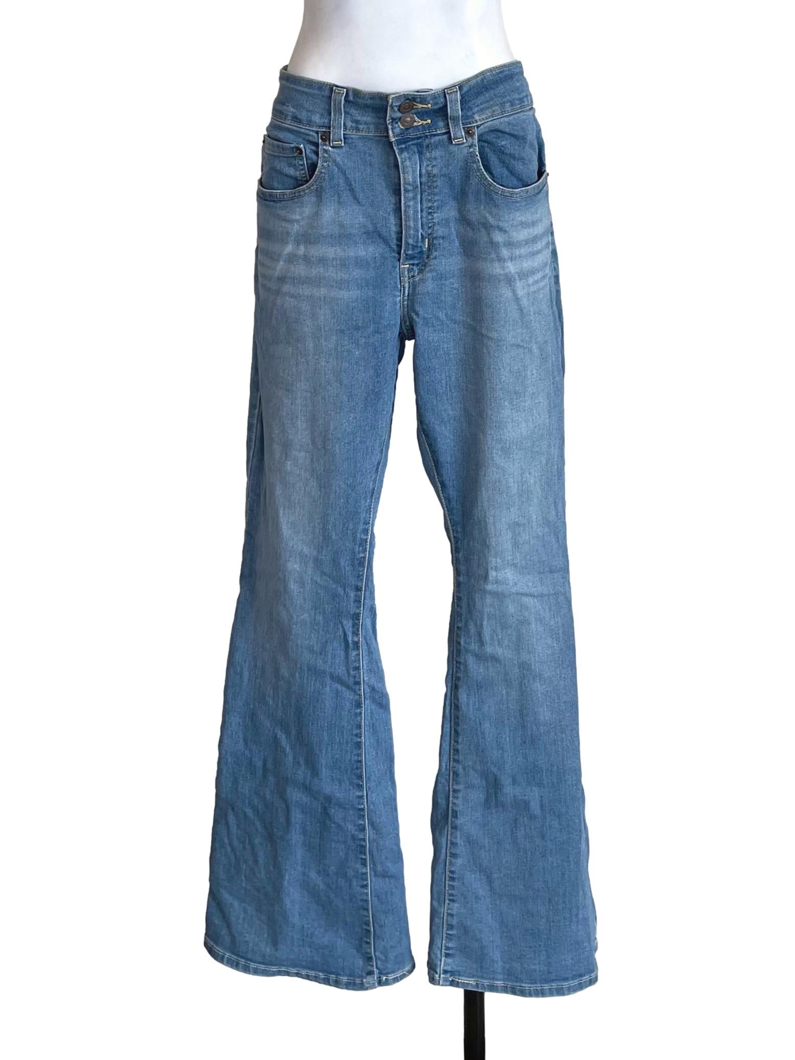 Light Blue Flared Jeans
