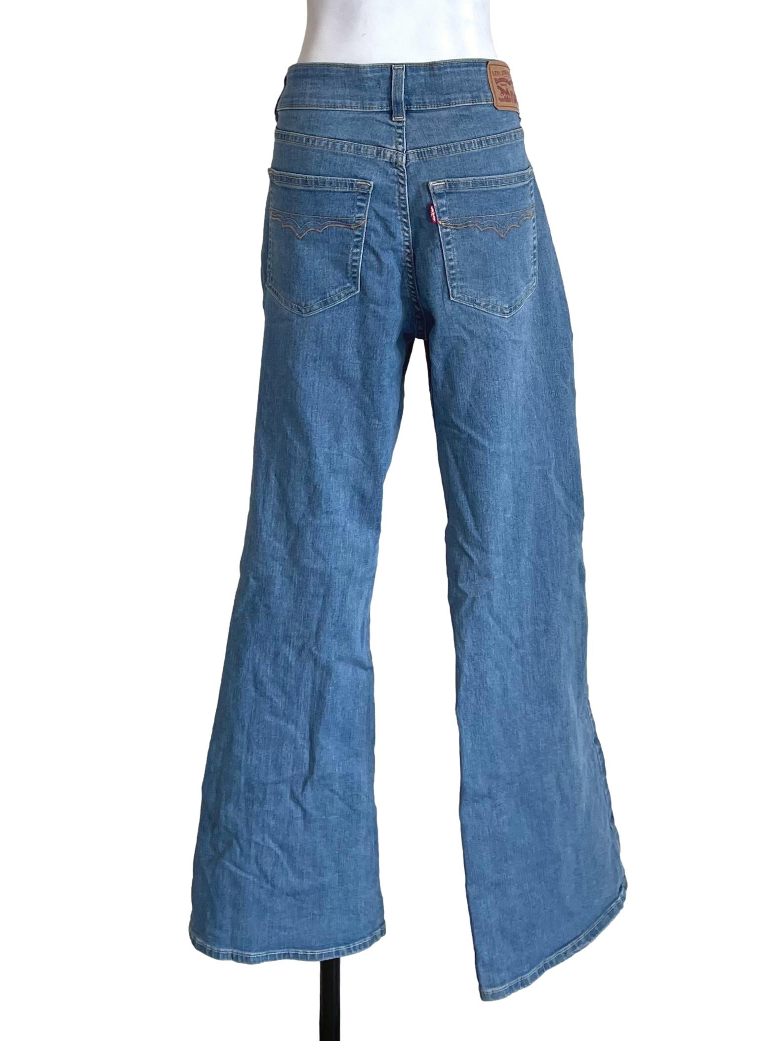 Light Blue Flared Jeans