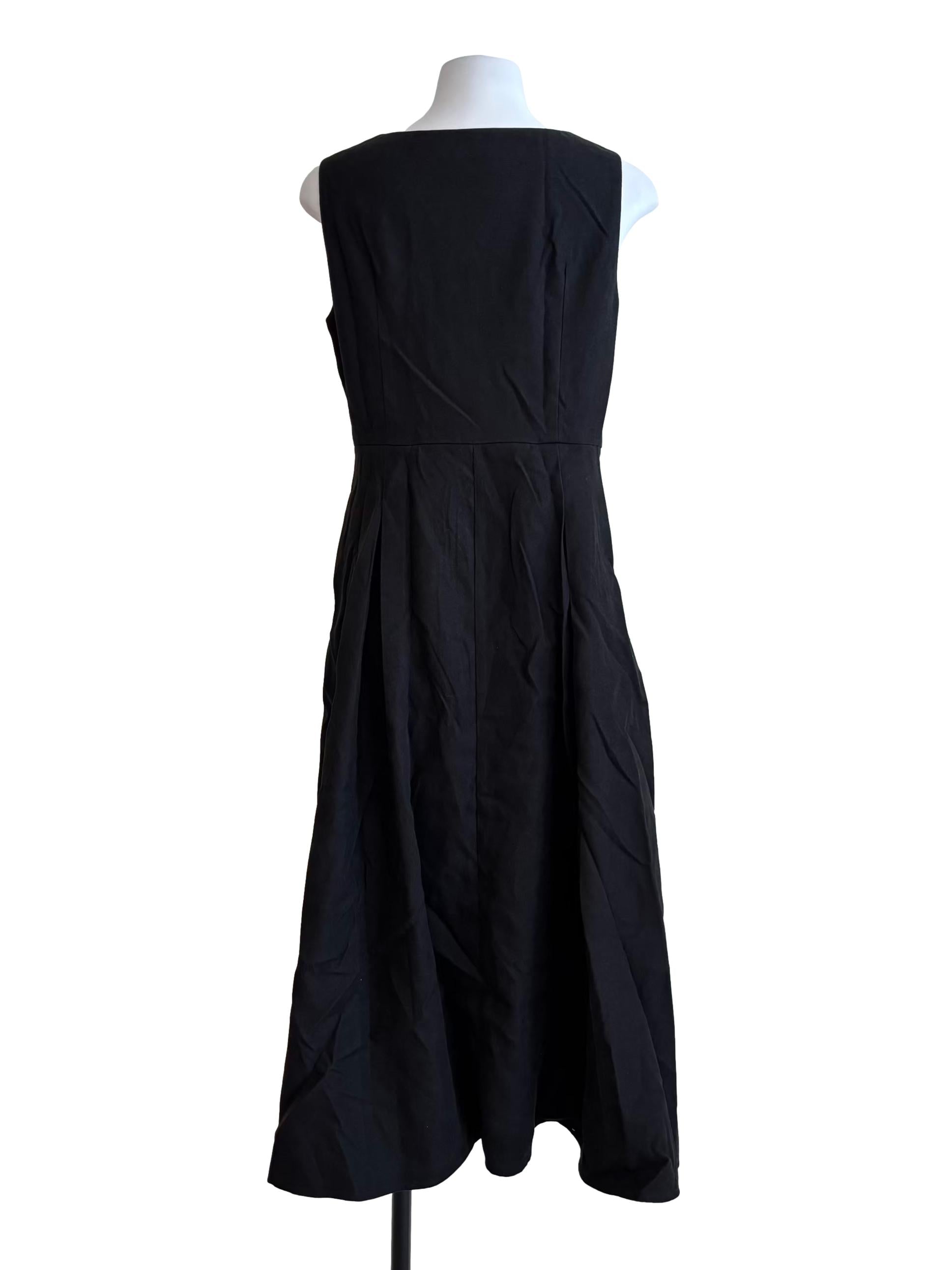 Slate Black Square Neck Dress