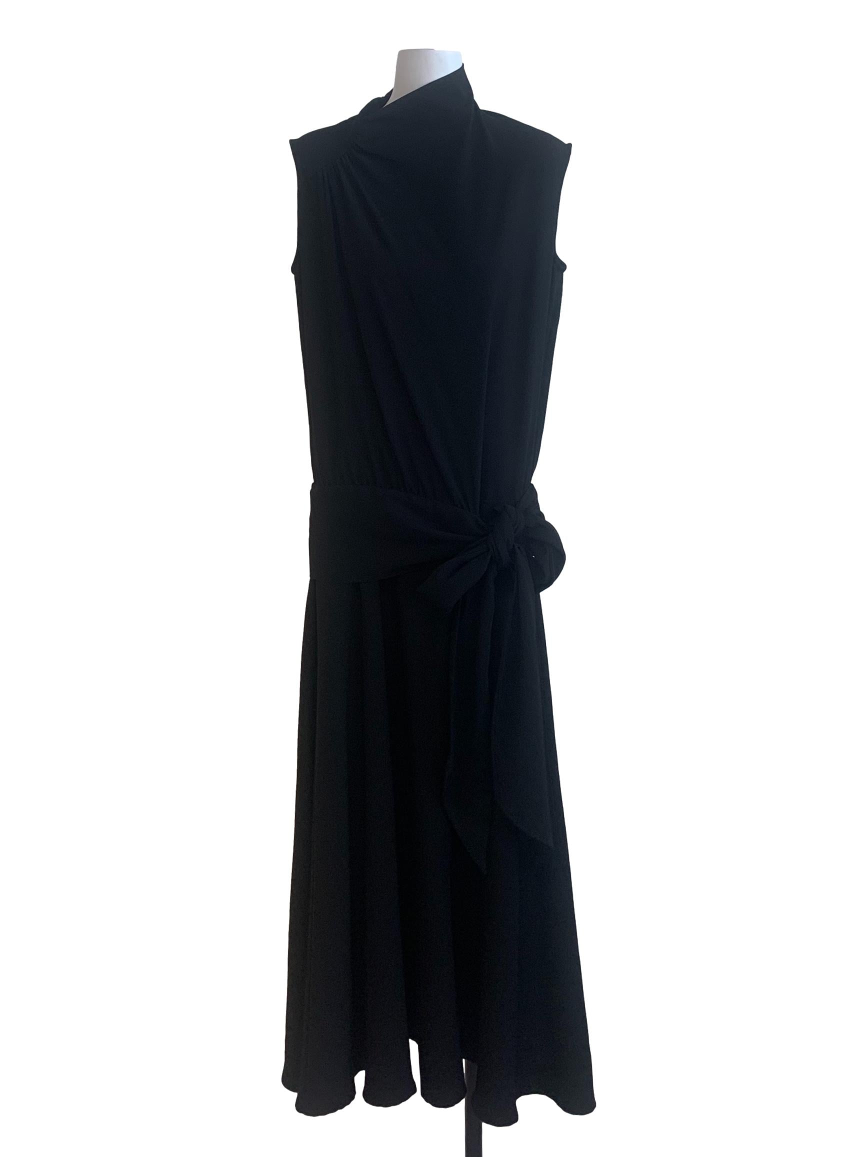 Black Pegged Dress