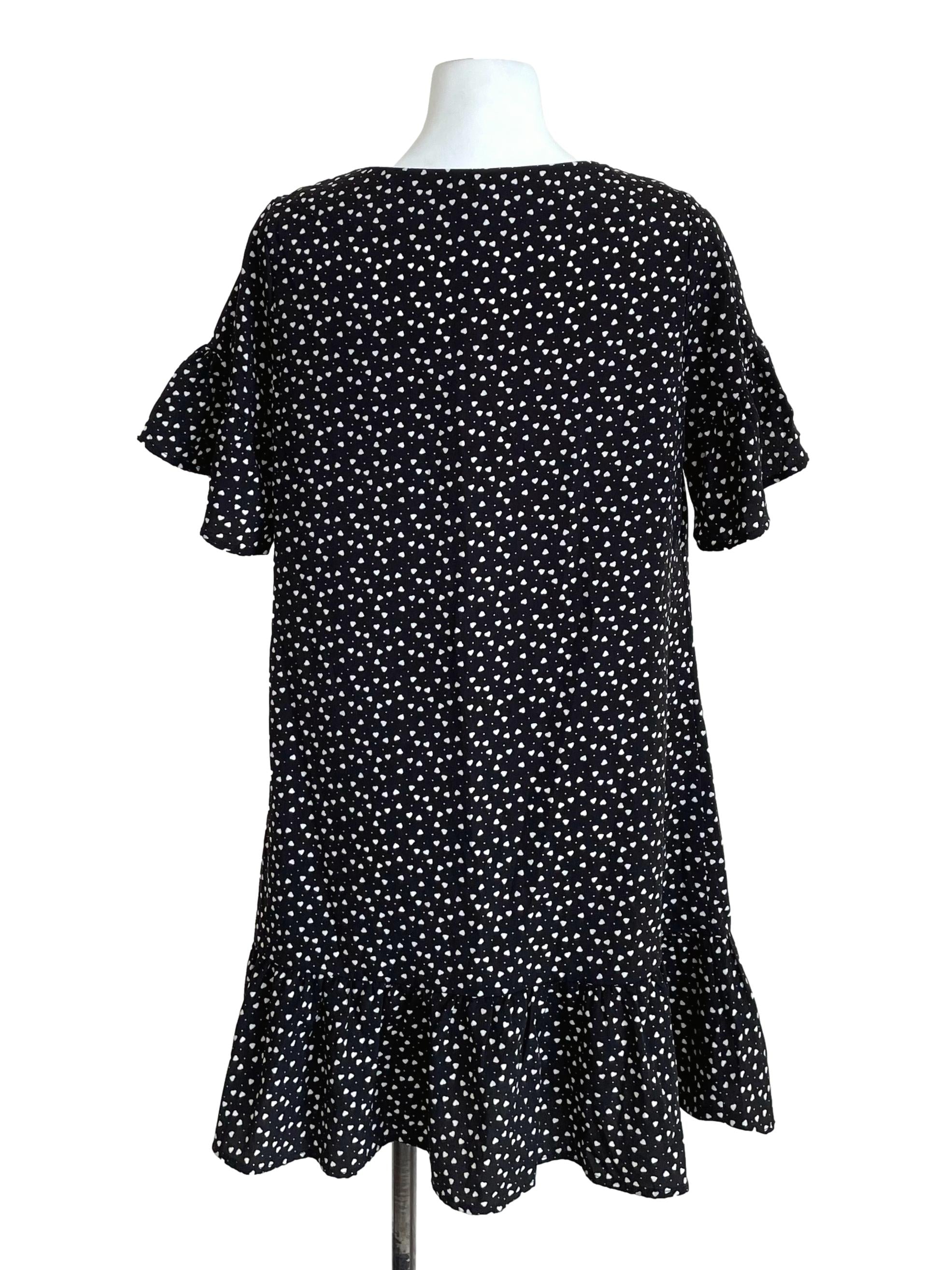Charcoal Loves Button Down Dress