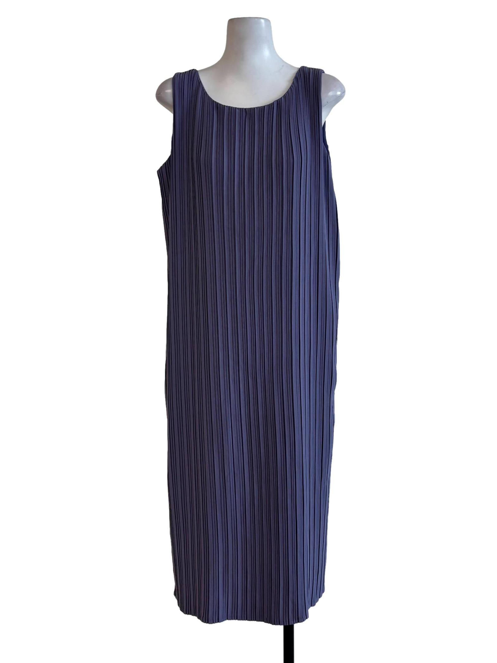 Indigo Sleeveless Lined Dress