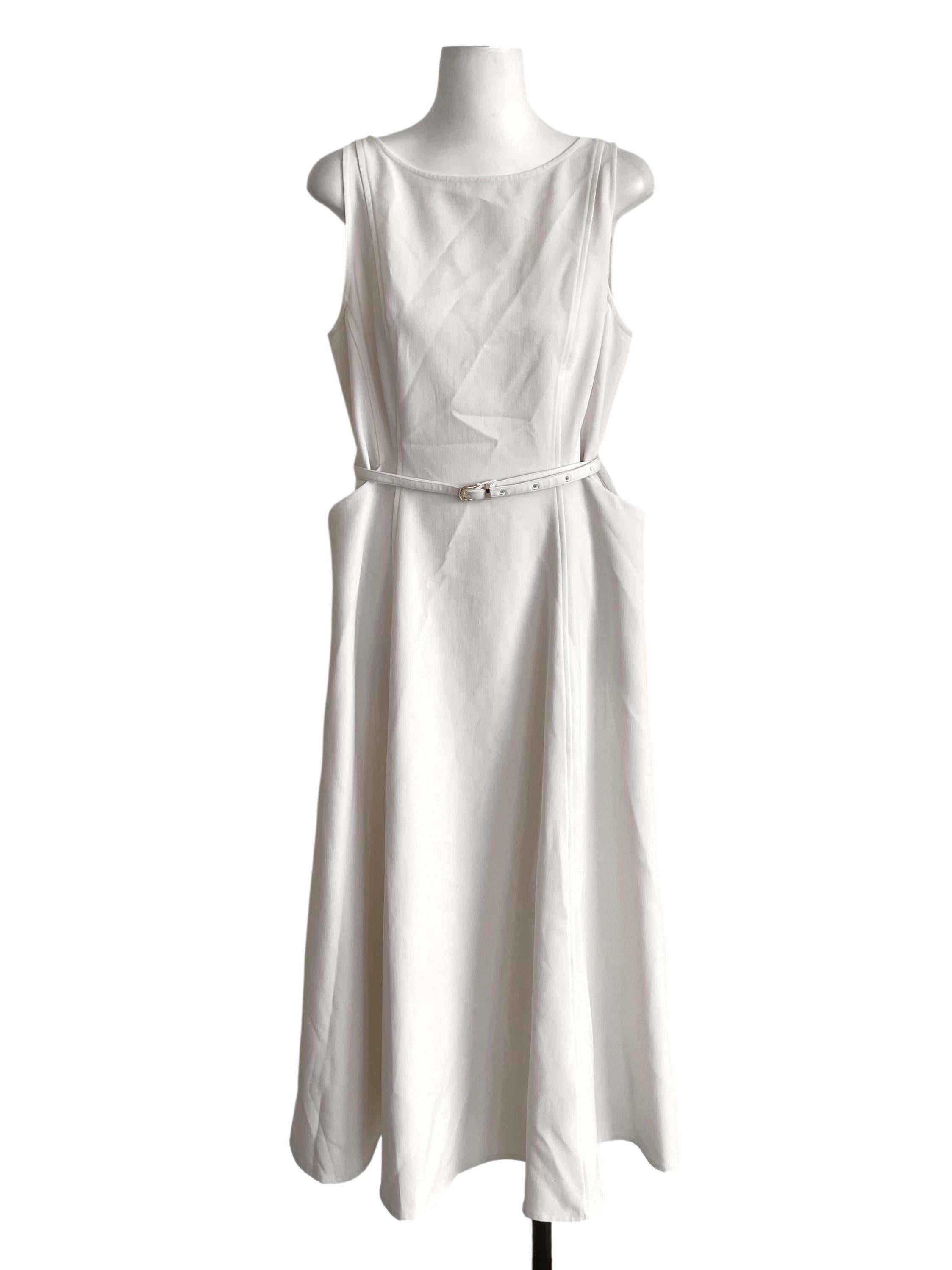 Cotton Panelled A-Line Dress LB