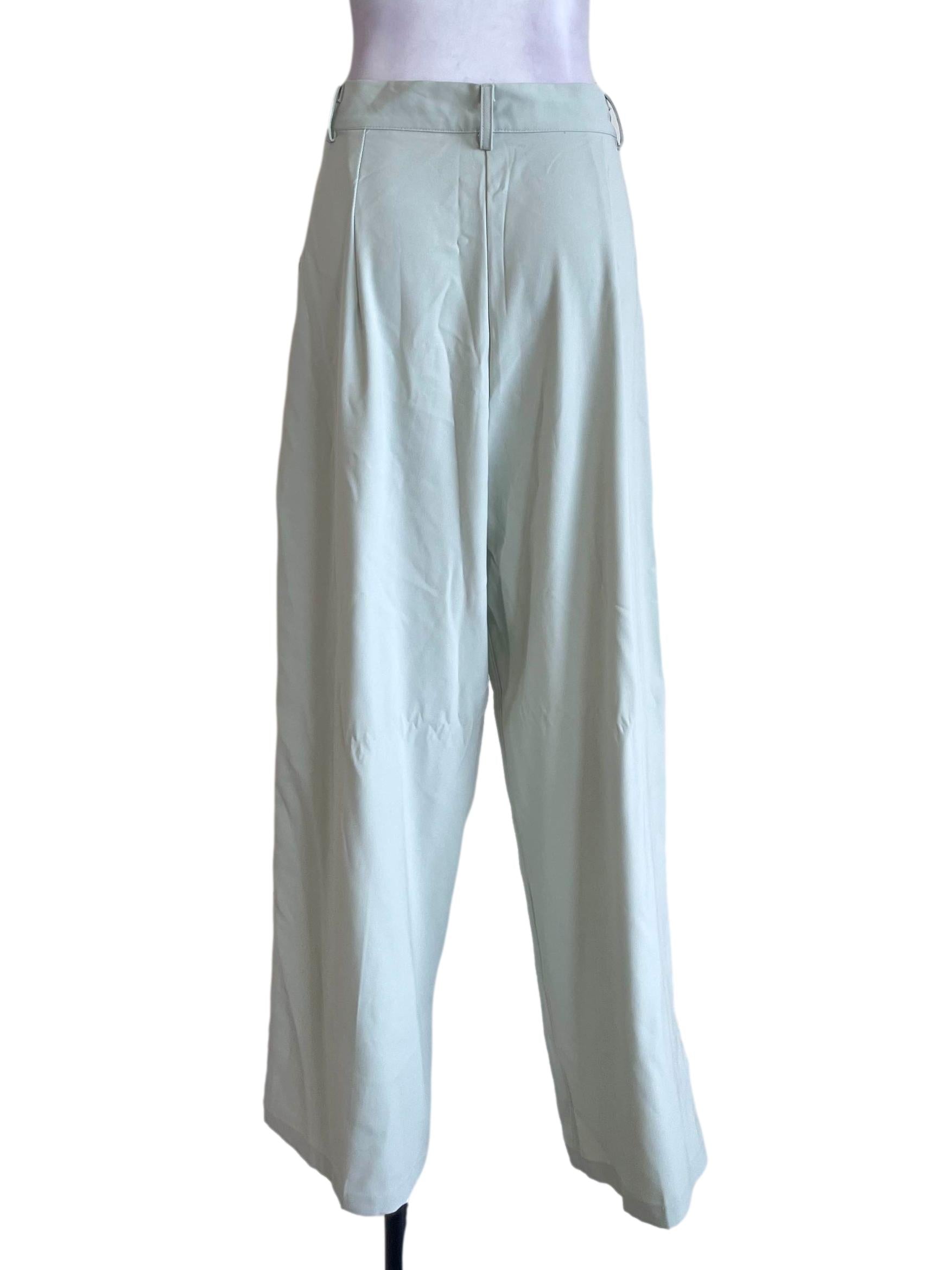 Mint Green Straight Culottes