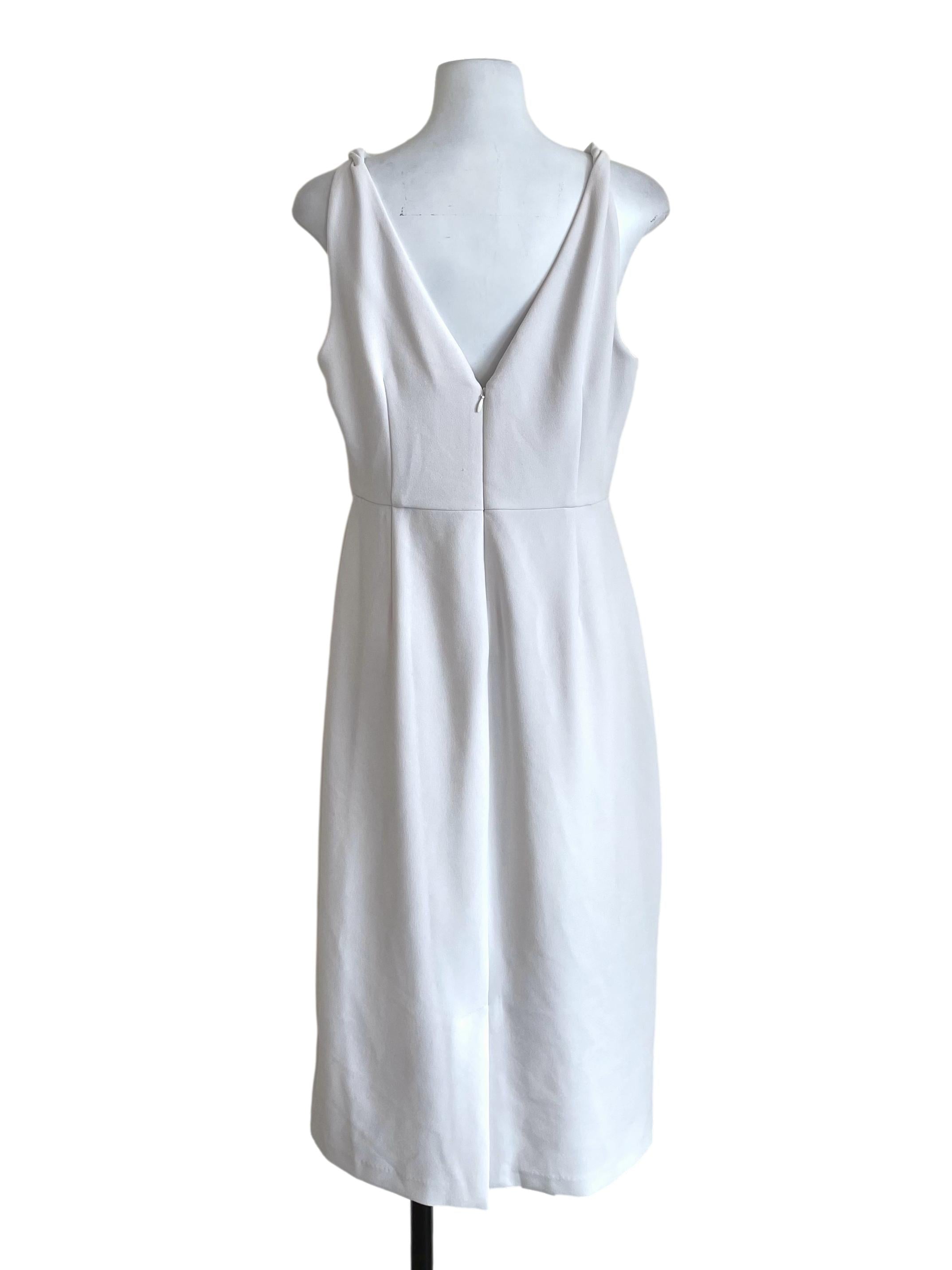 Cotton V Neck Slip Dress LB