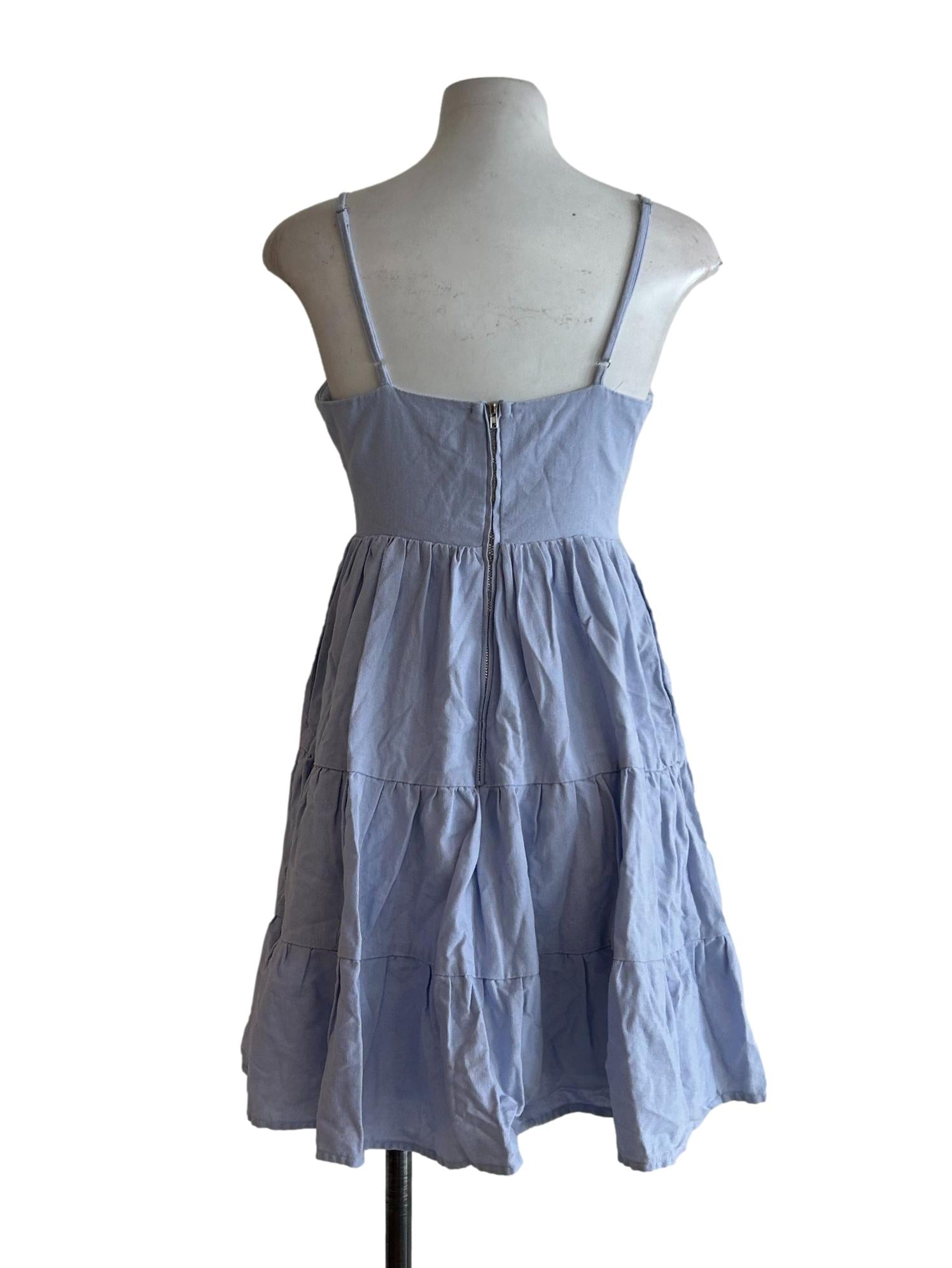 Spaghetti Strap Tier Mini Dress
