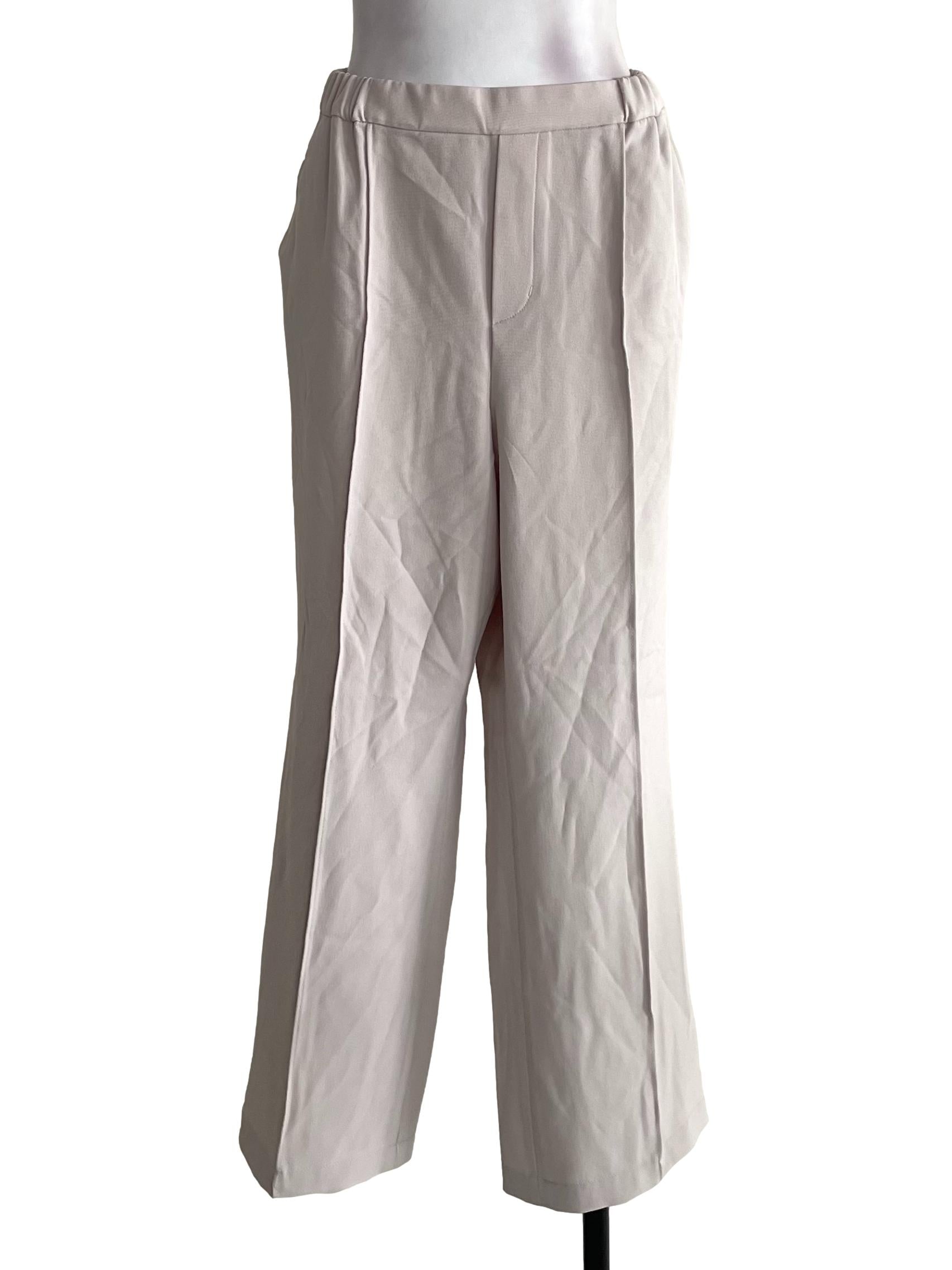 Light Beige Casual Pants