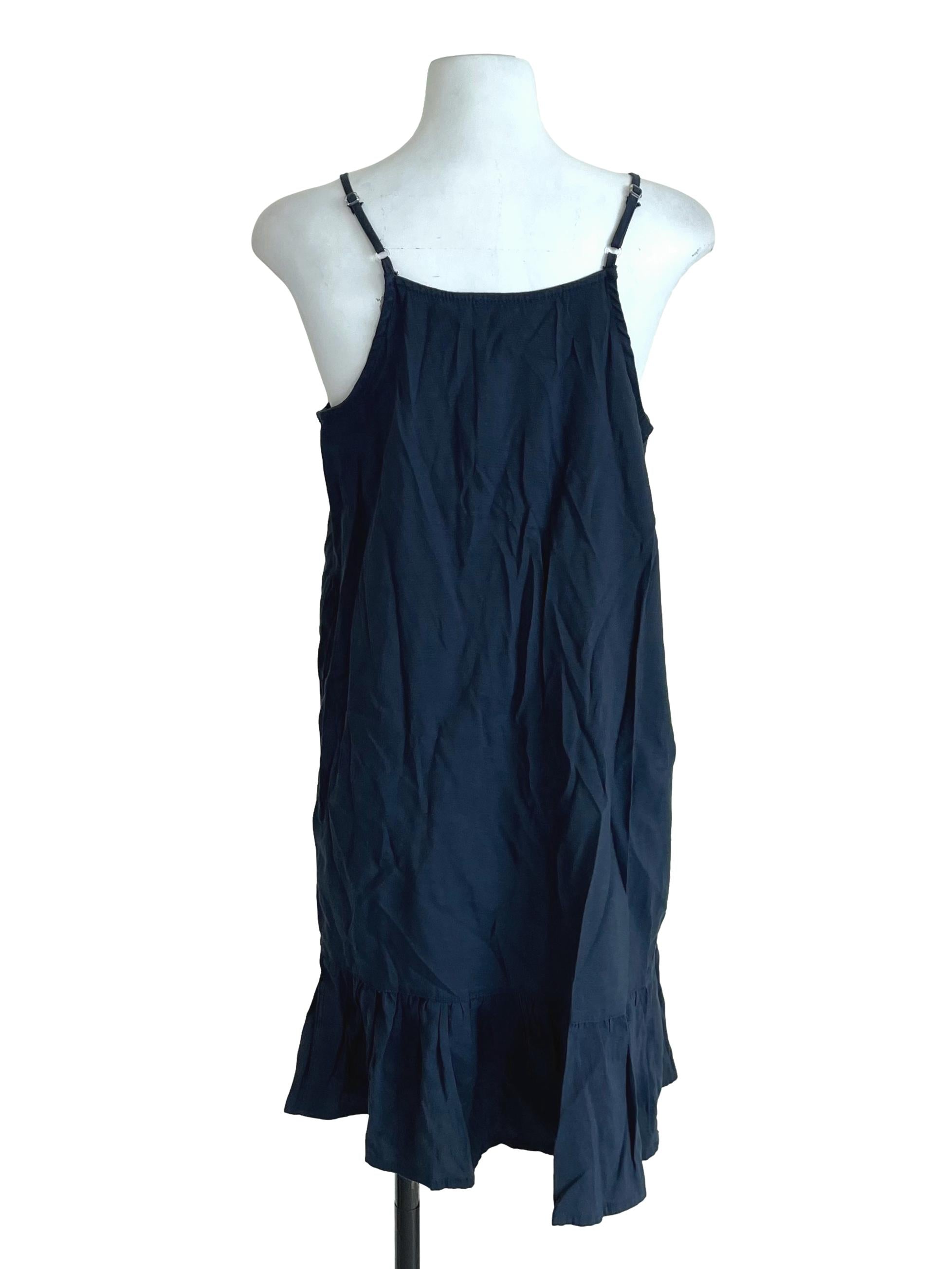 Navy Tiered Cami Dress