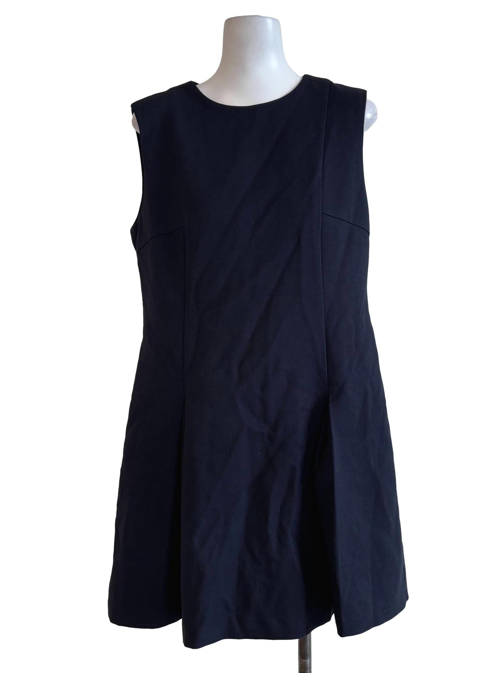 Night Blue Sleeveless Dress