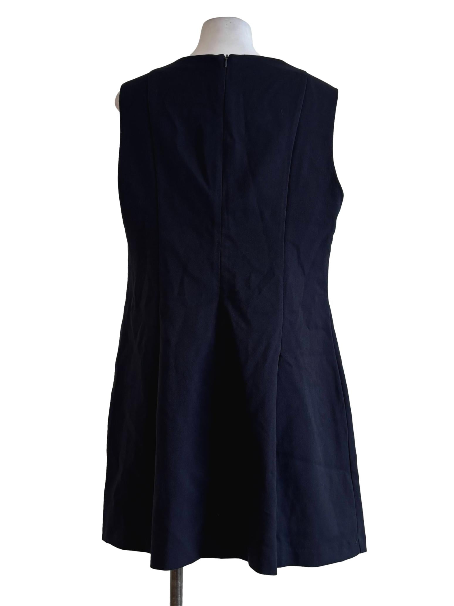 Night Blue Sleeveless Dress