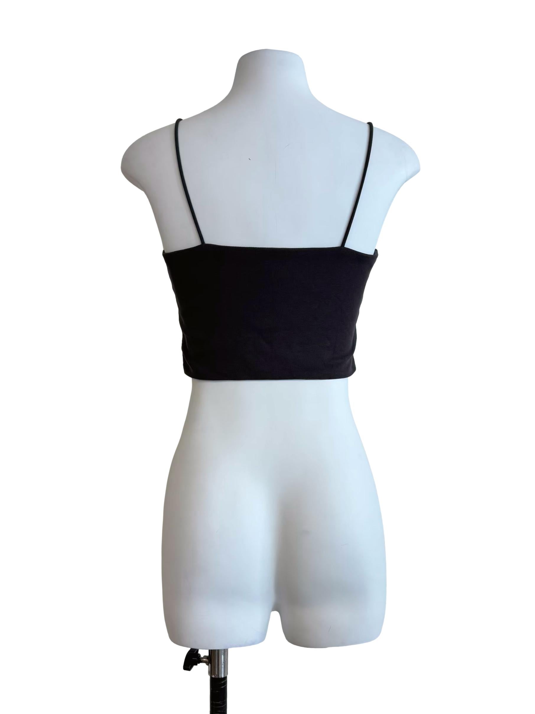 Ebony Grey Padded Camisole