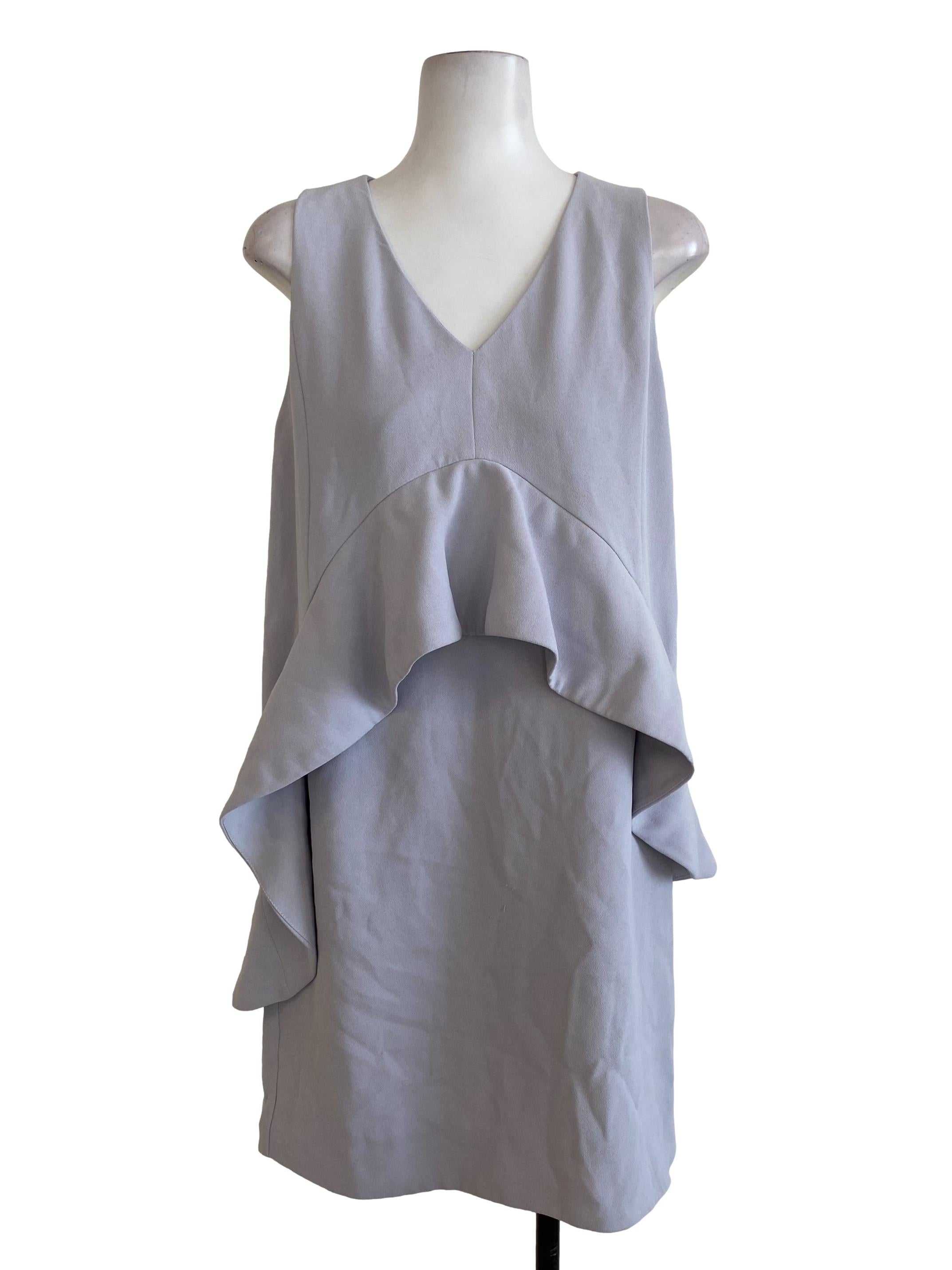 Soft Blue Flowy Mini Dress