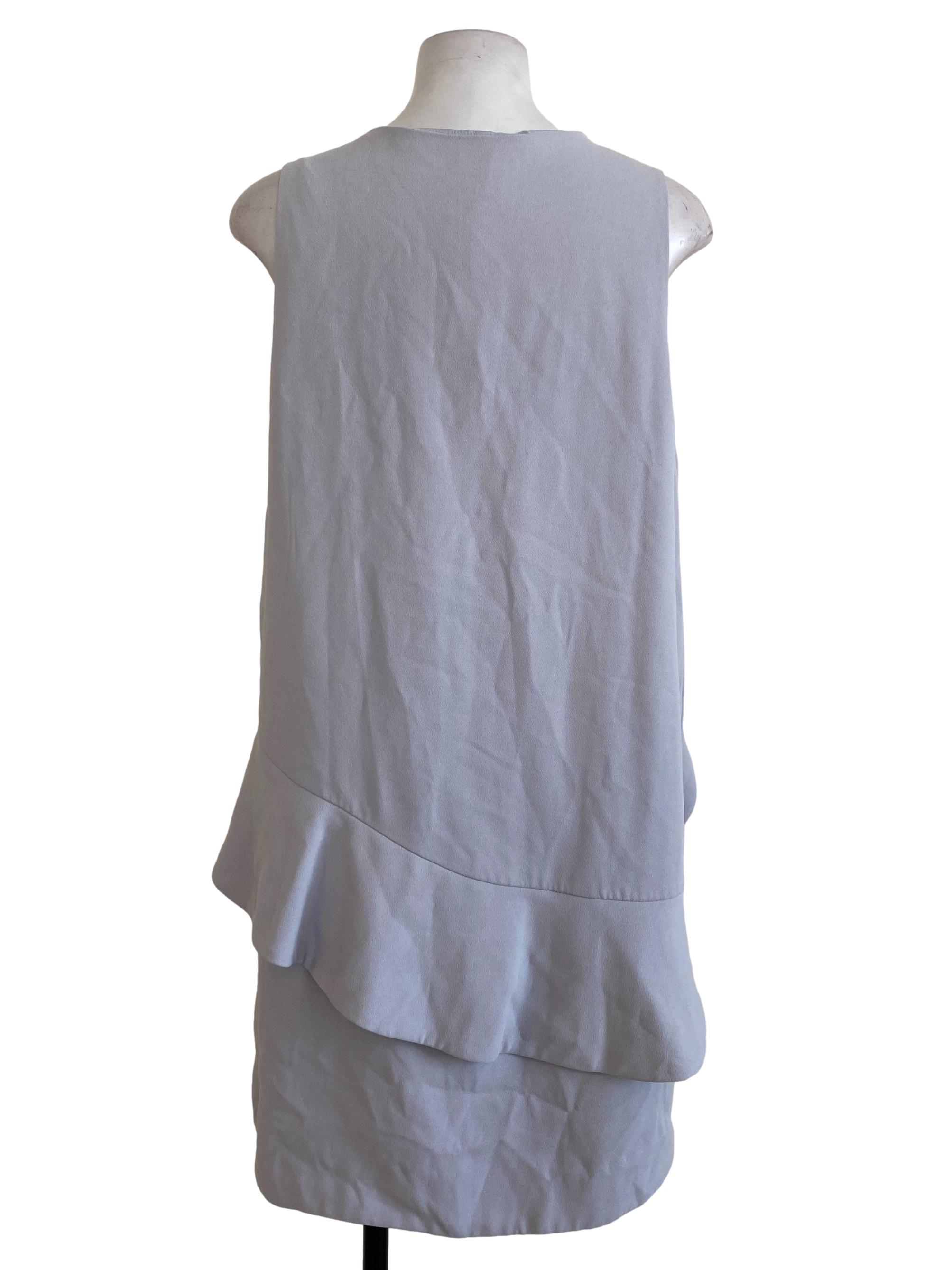 Soft Blue Flowy Mini Dress