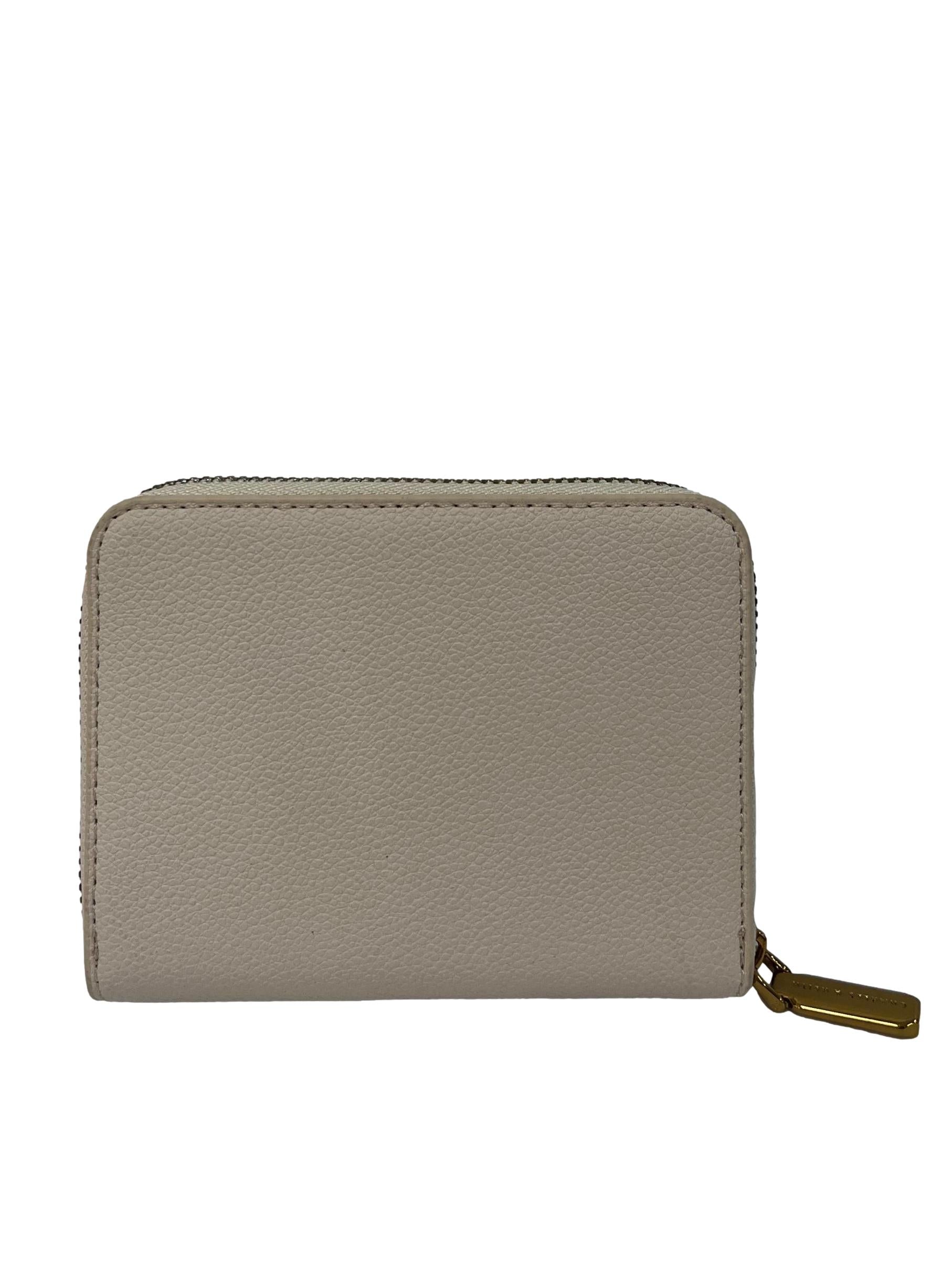 Ivory Small Zip Around Wallet