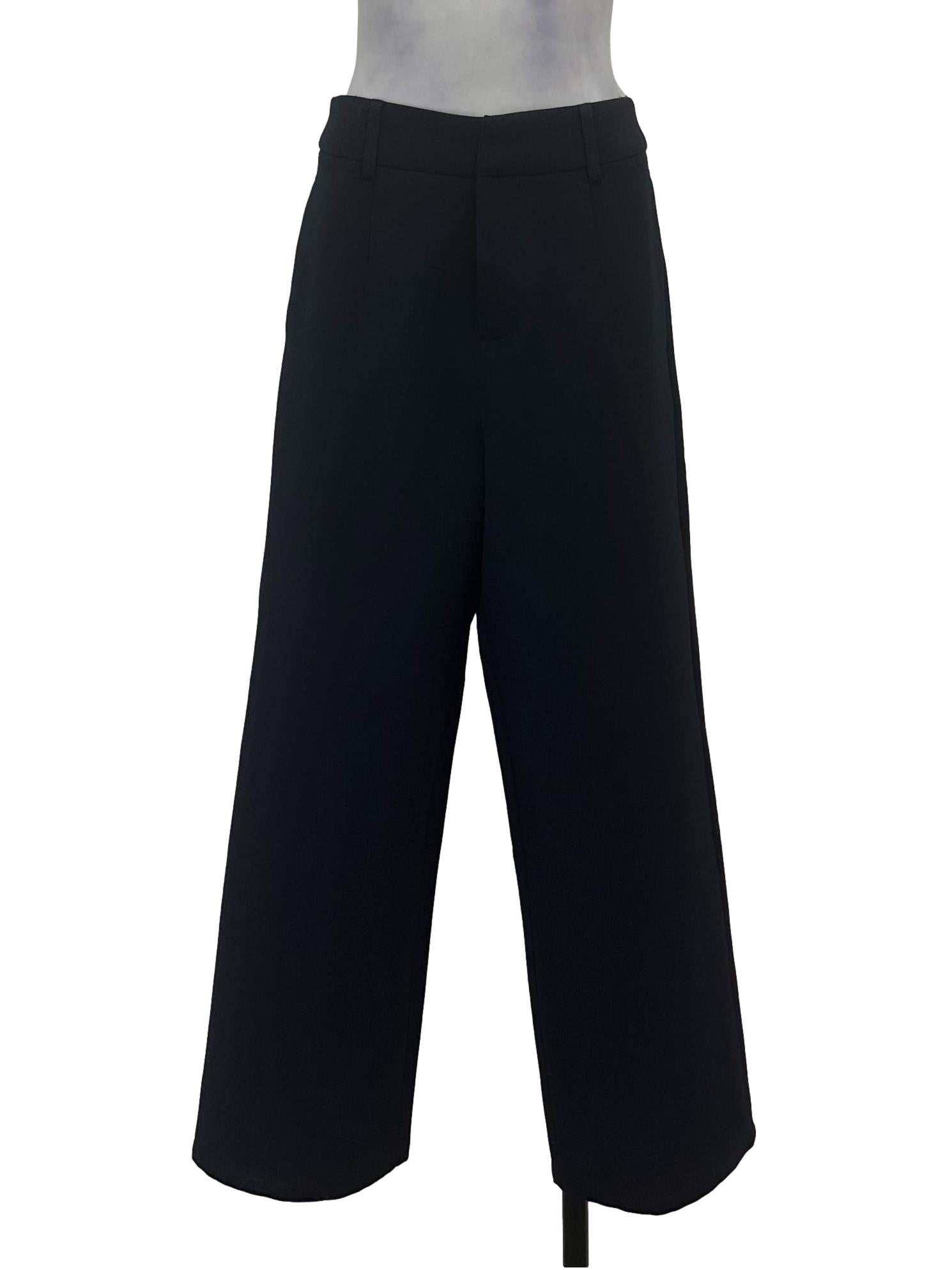 Navy Blue Straight Cut Pants OSN