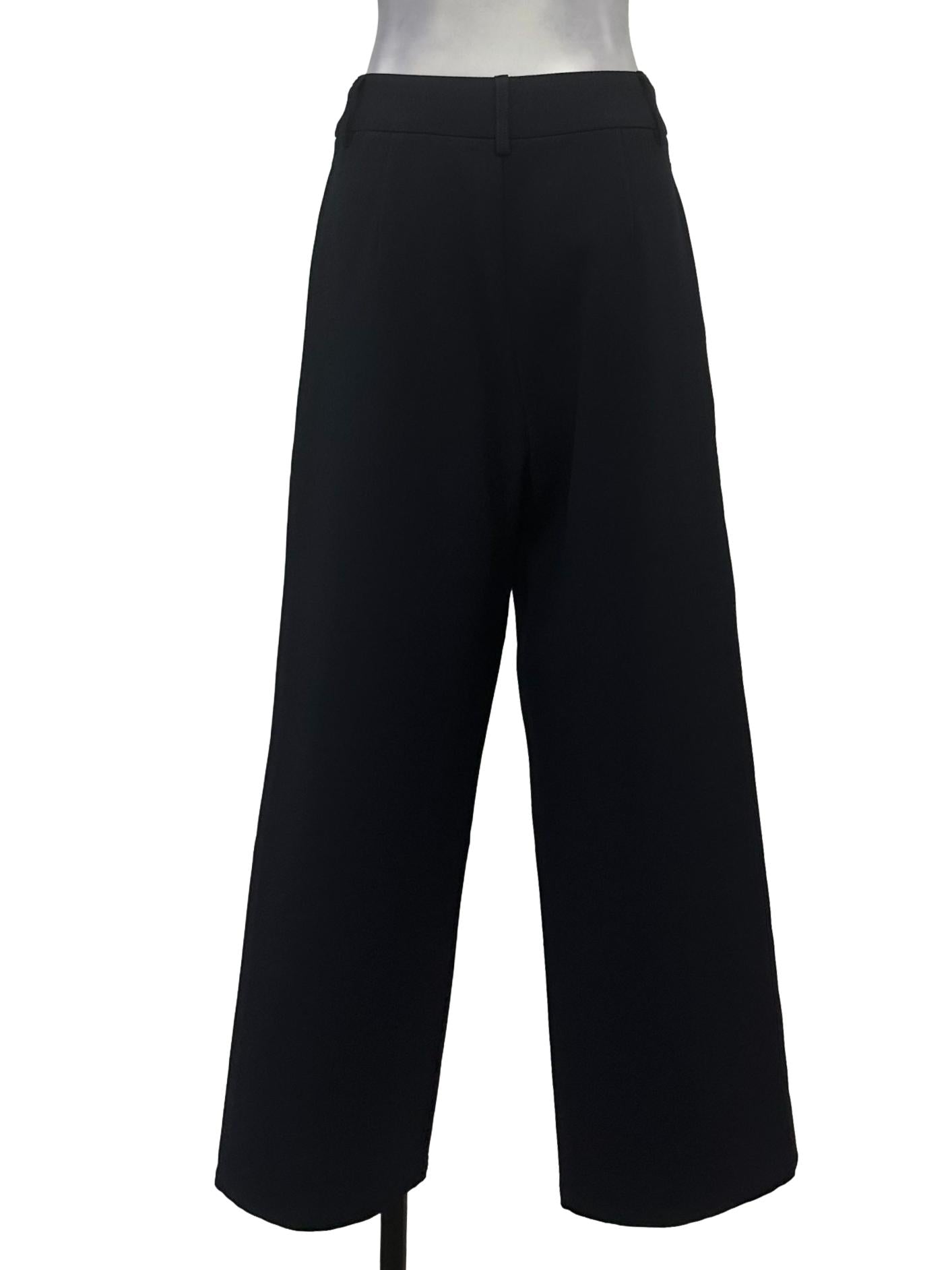 Navy Blue Straight Cut Pants OSN