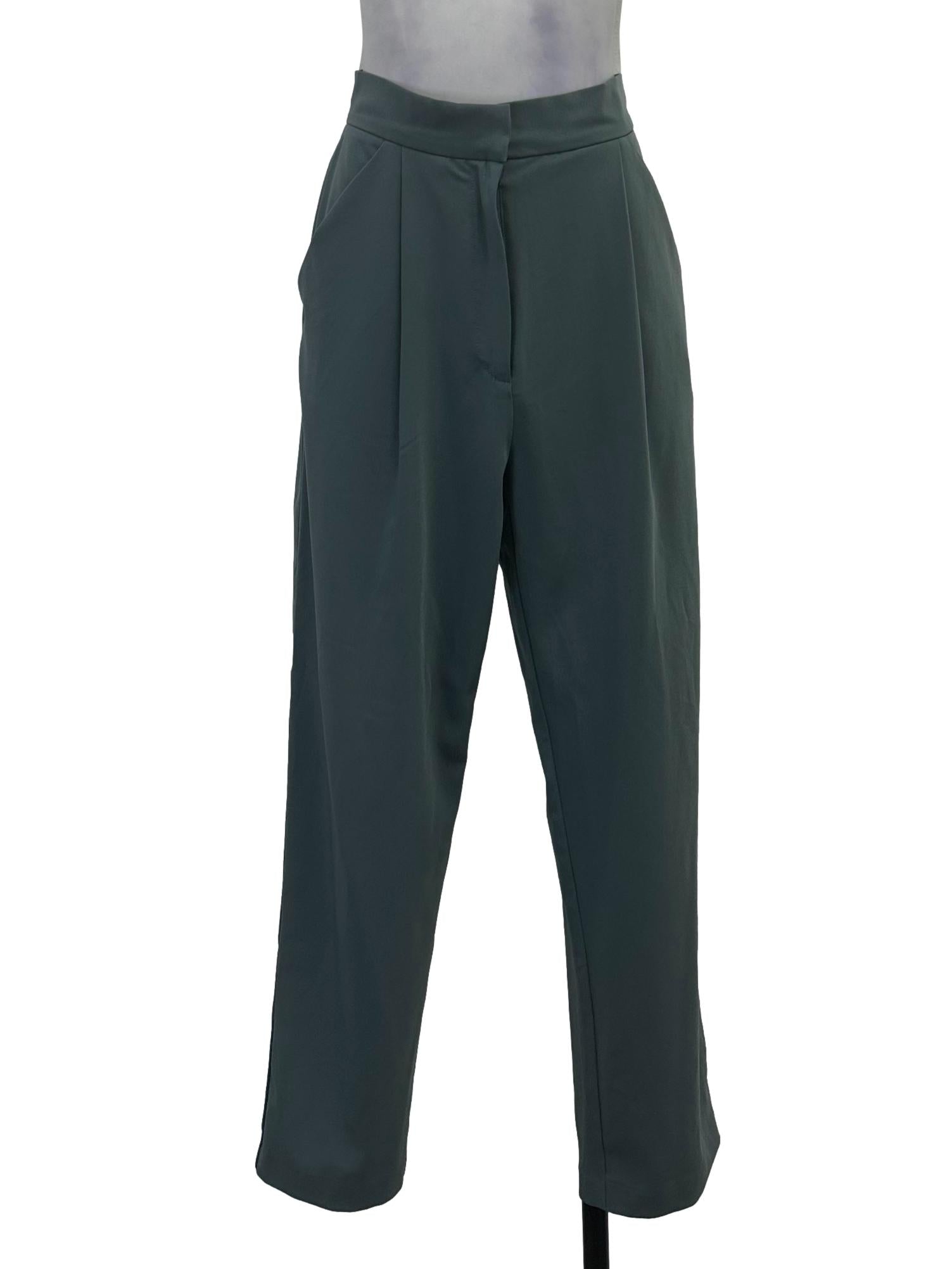 Ash Blue Tapered Trousers OSN