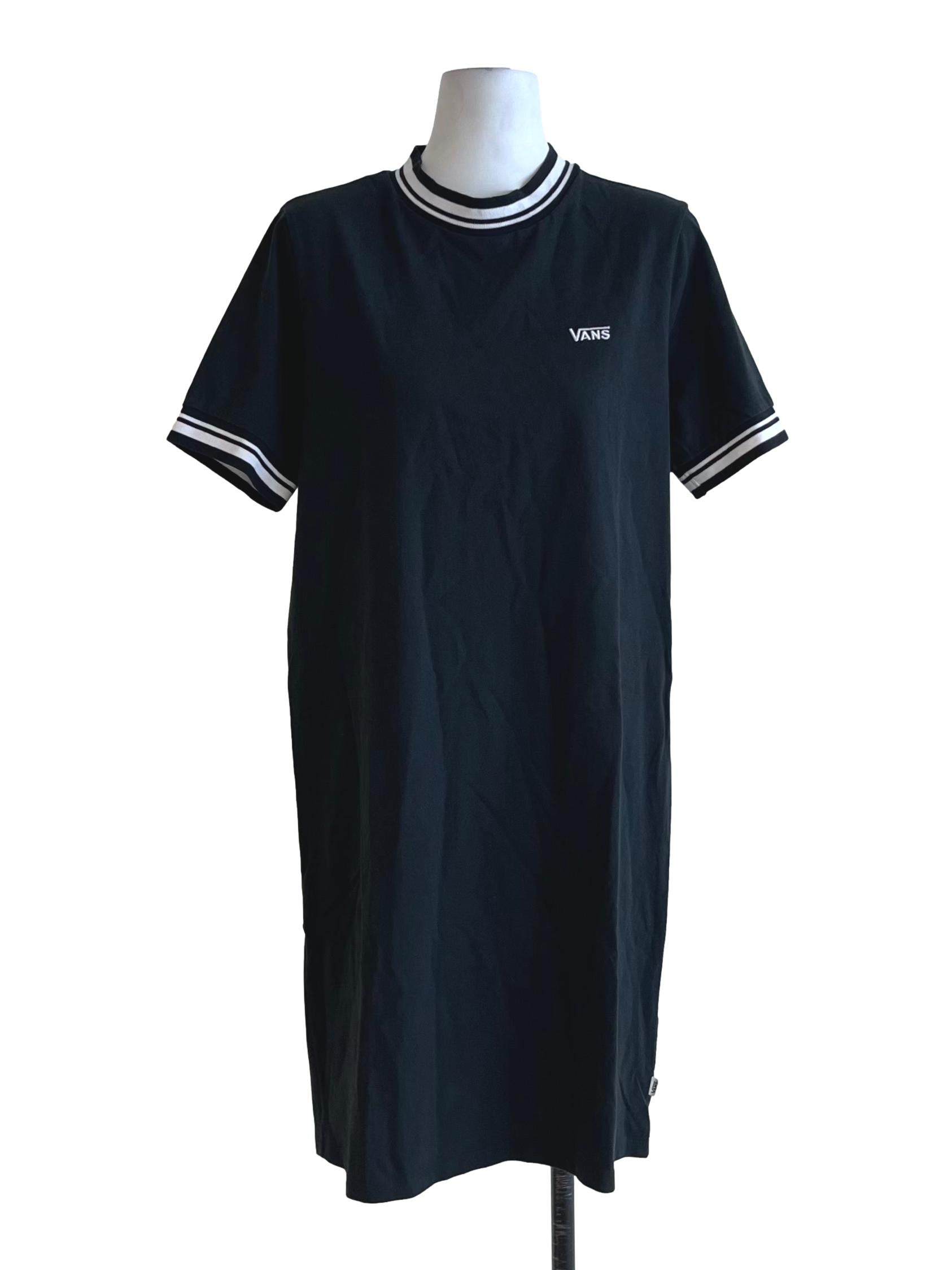 Black High Neck Tee Dress