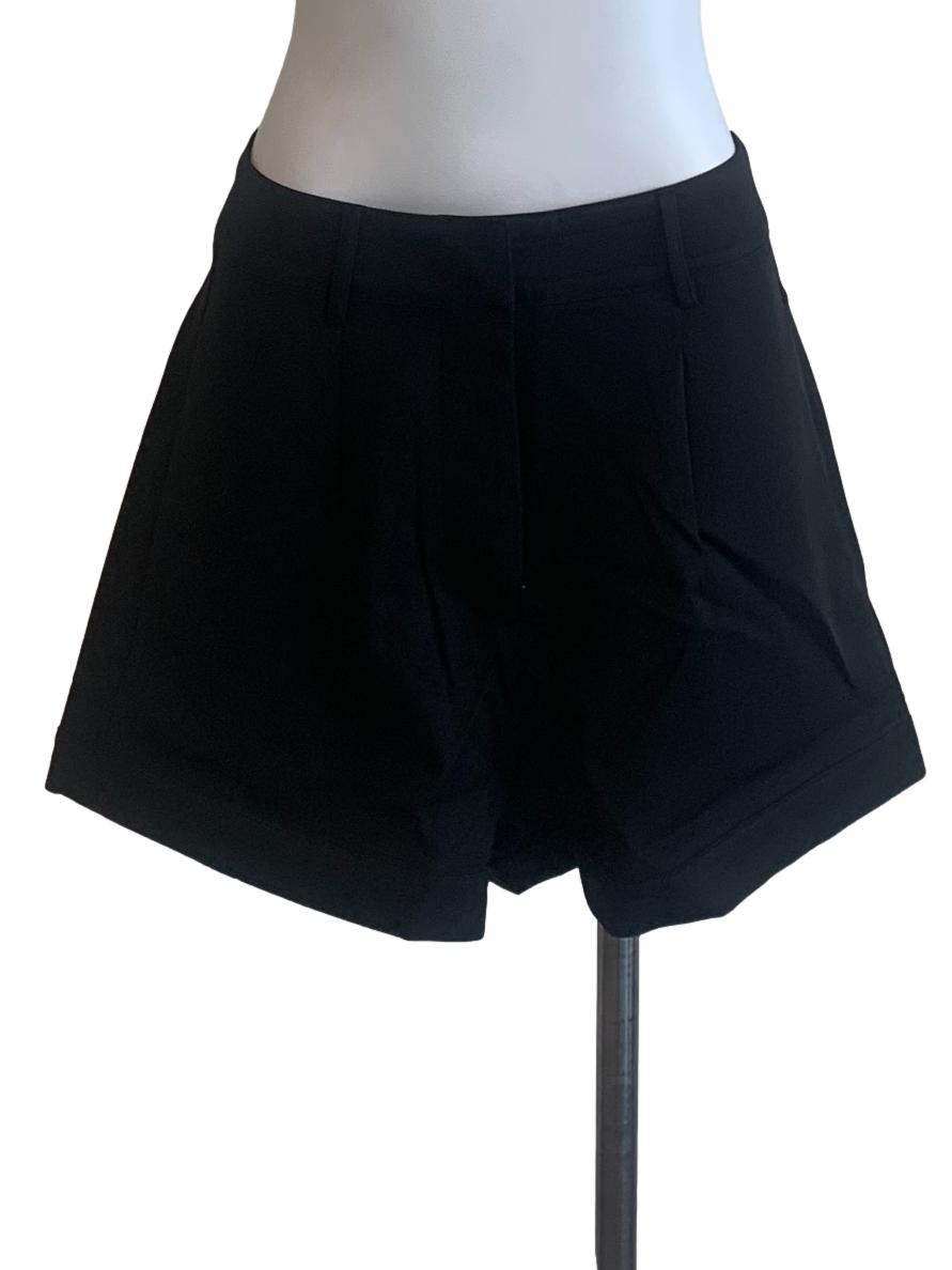 Black A-Line Shorts