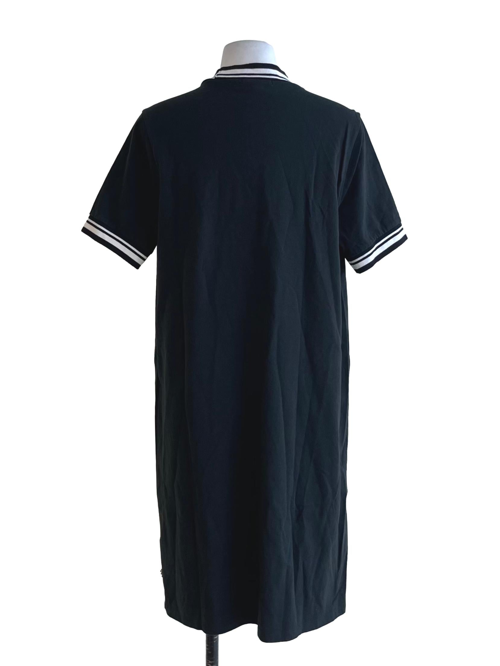 Black High Neck Tee Dress