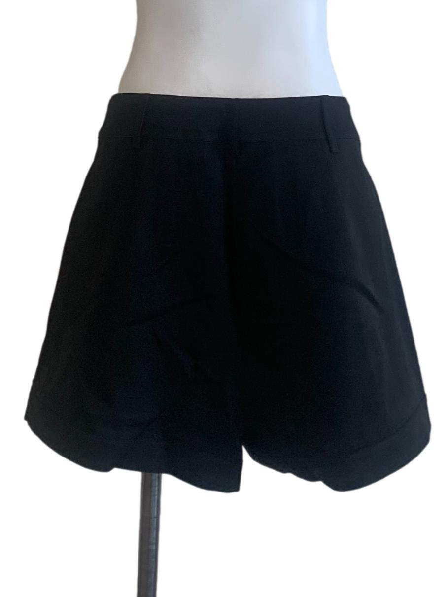 Black A-Line Shorts