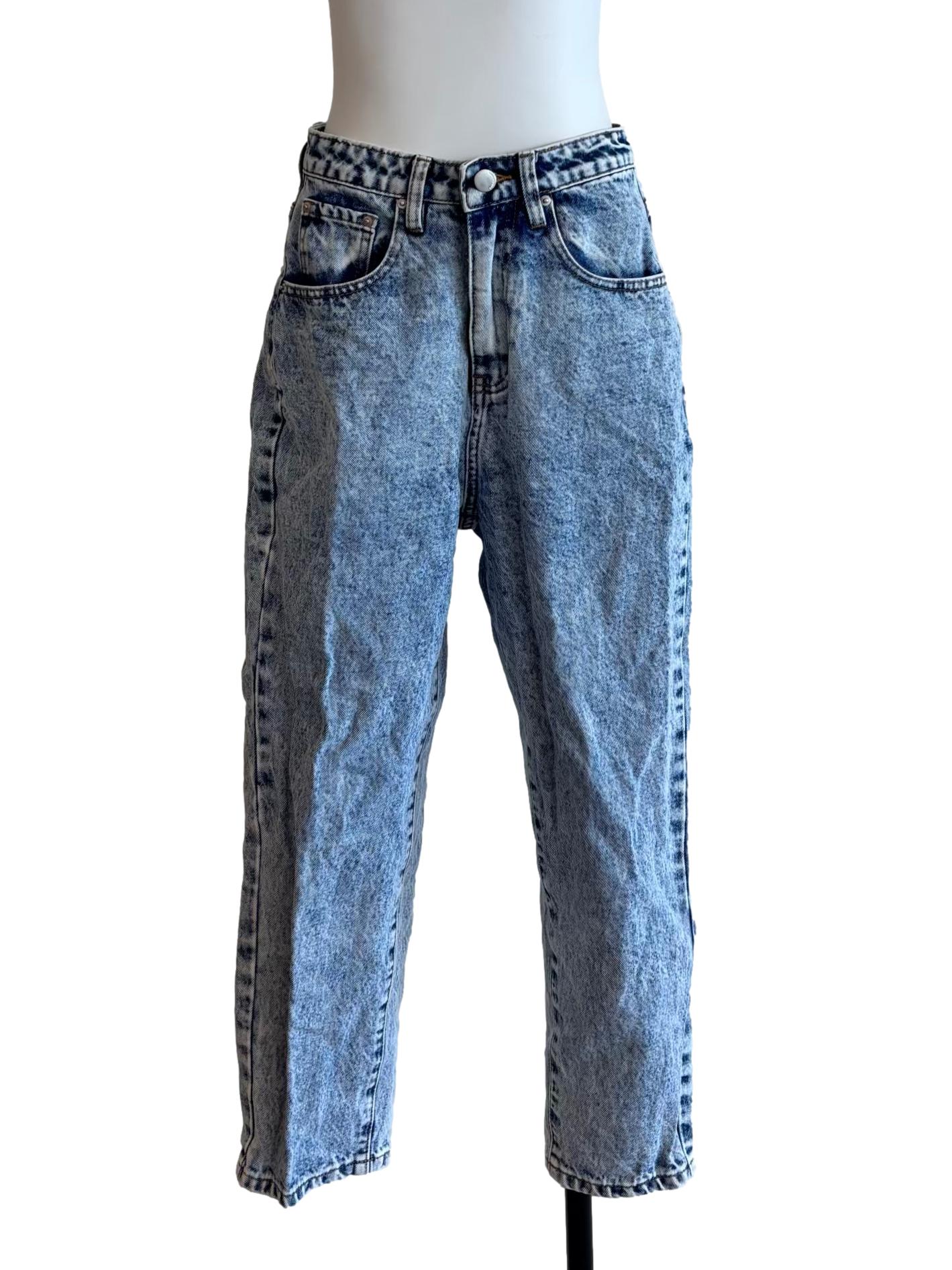 Washed Blue Skinny Jeans