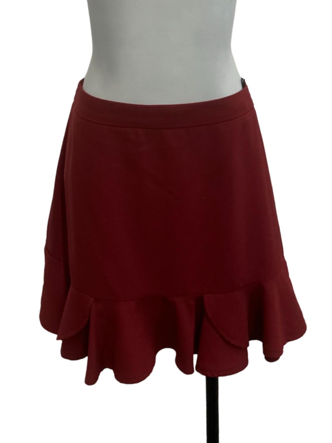 Cherry Red Mini Skirt