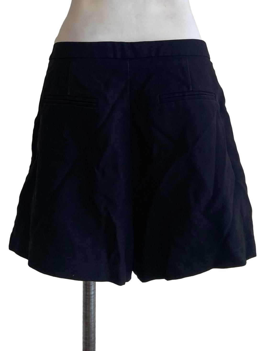 Black Twill Short Pants