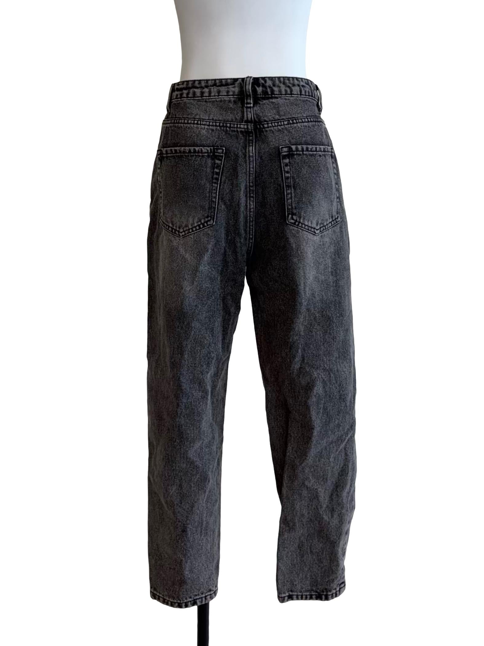 Washed Black Skinny Jeans