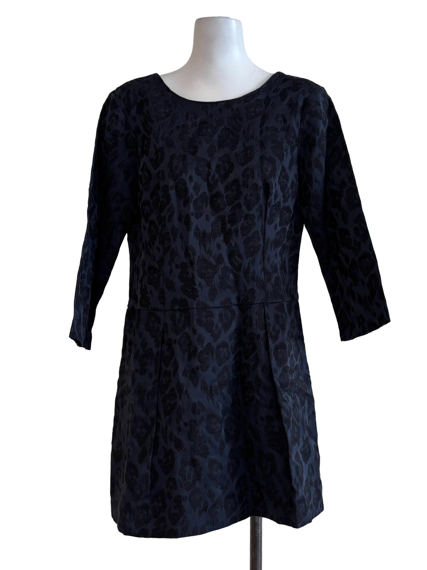 Blue Black Textured Rompers