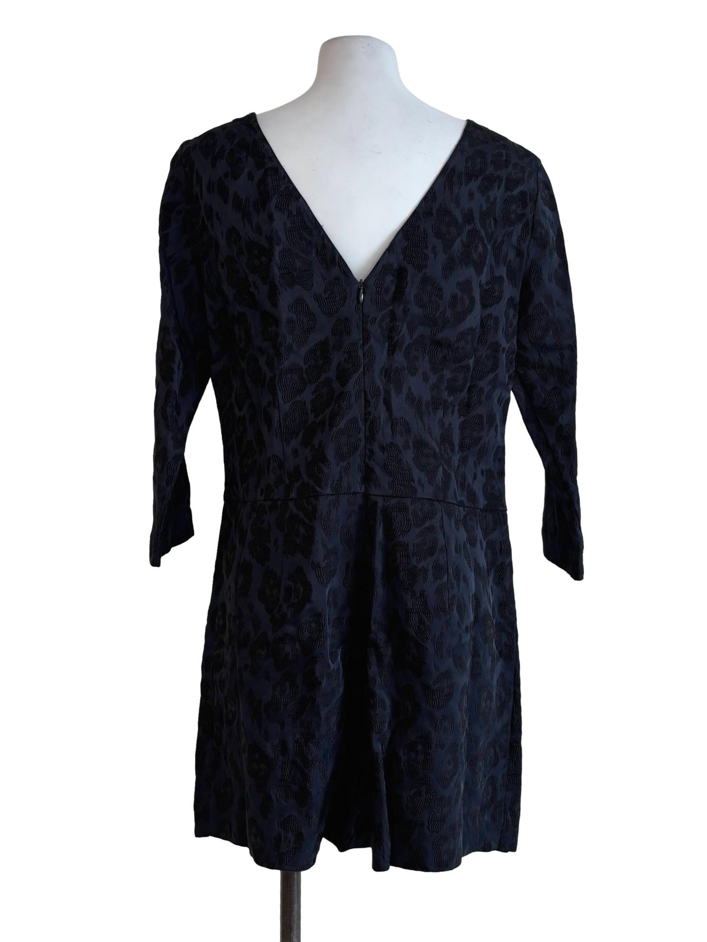 Blue Black Textured Rompers