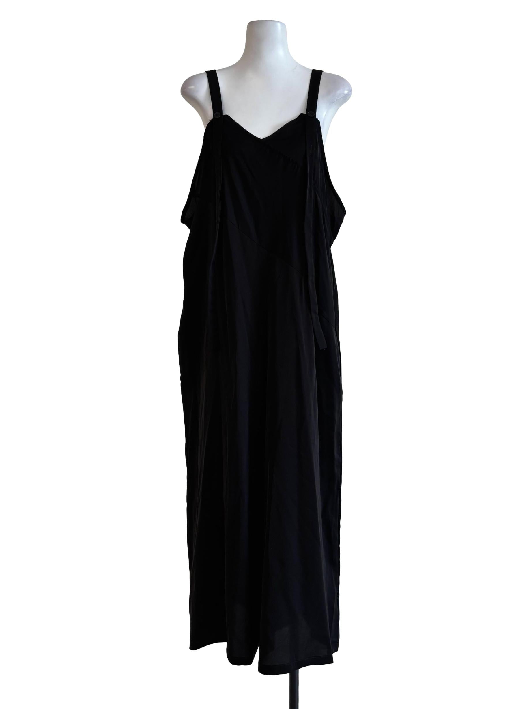 Jet Black Sleeveless Jumpsuit