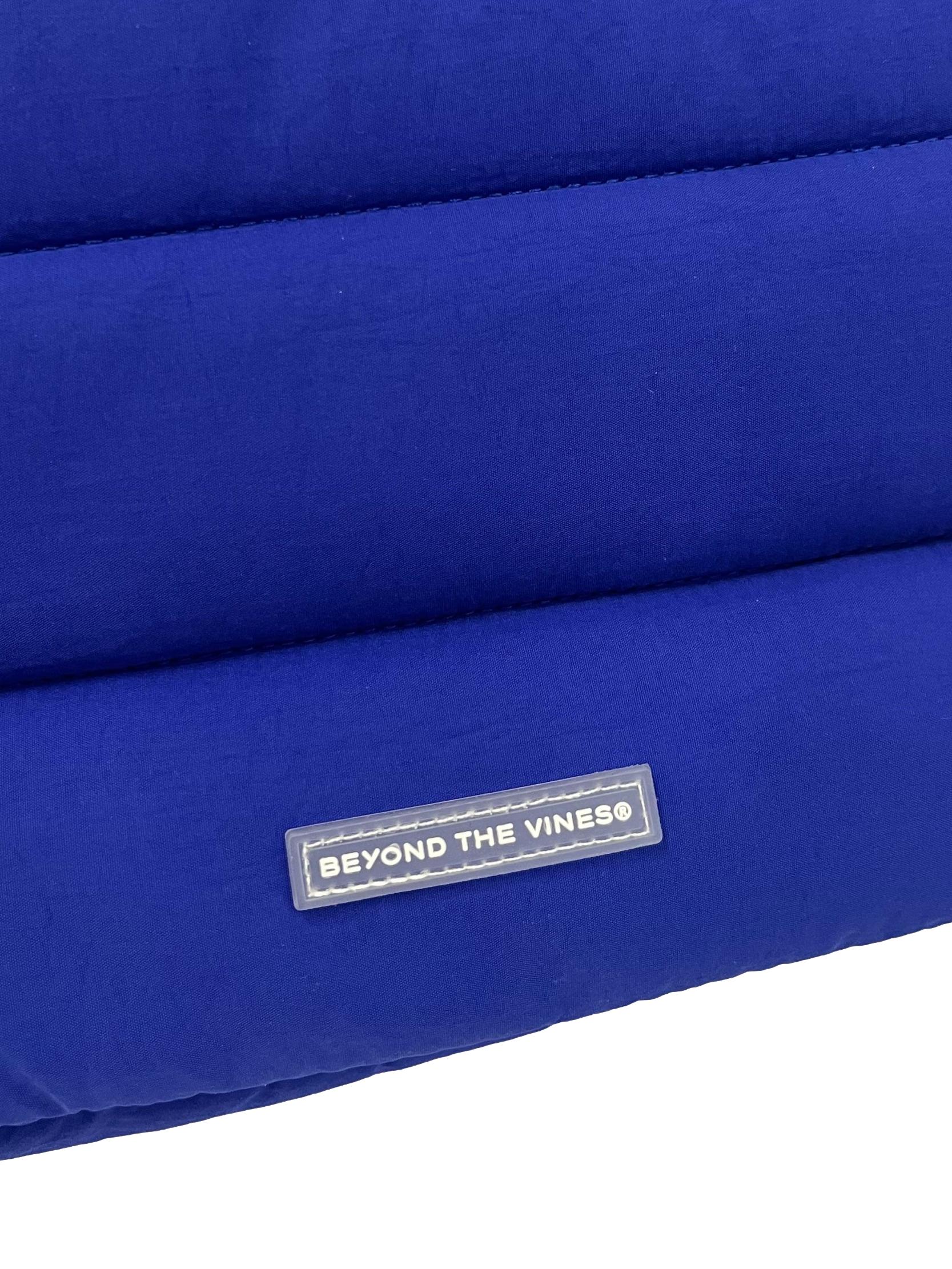 Blue Small Puffer Shoulder Bag