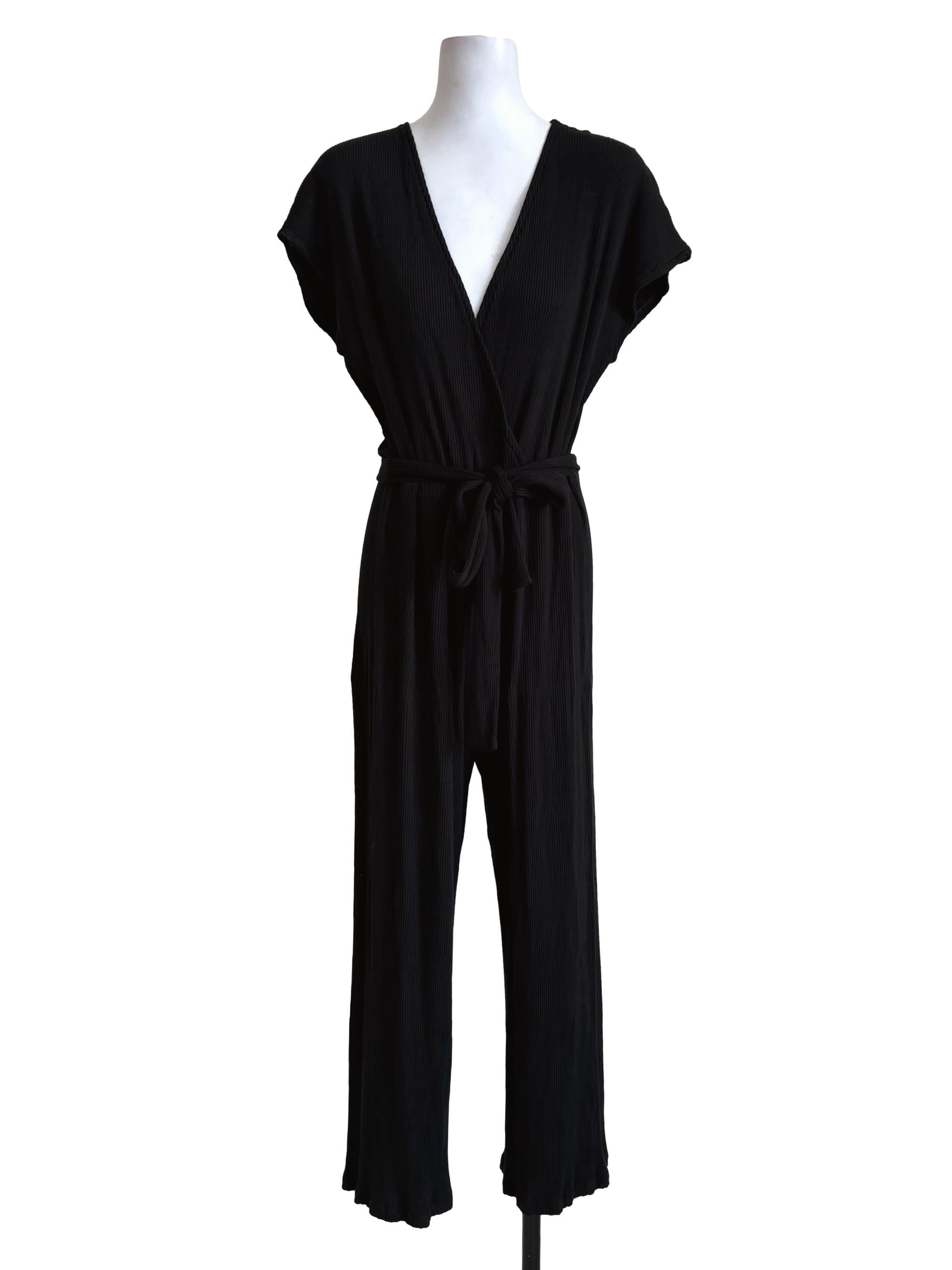 Black Knitted Jumpsuit