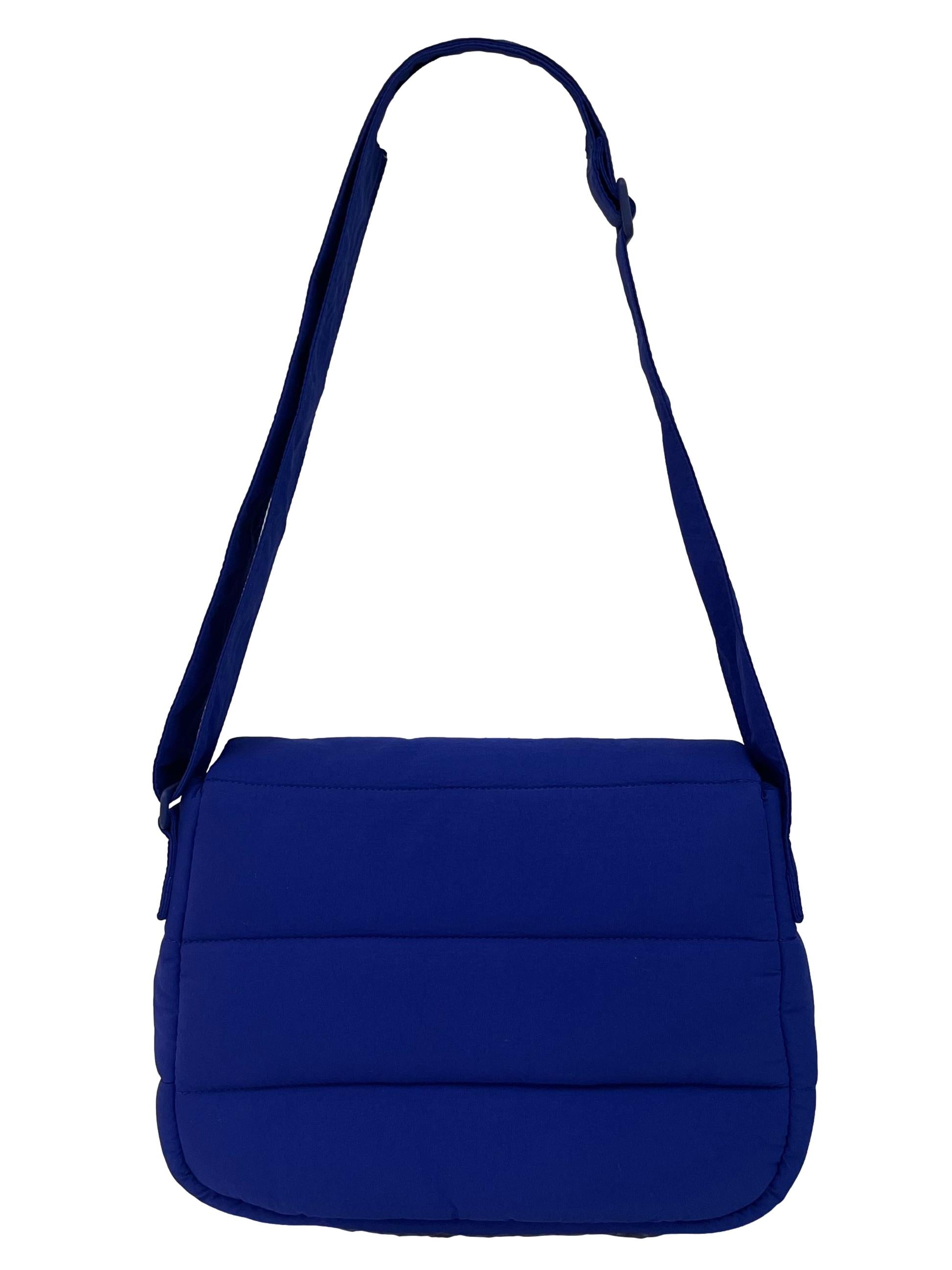 Blue Small Puffer Shoulder Bag