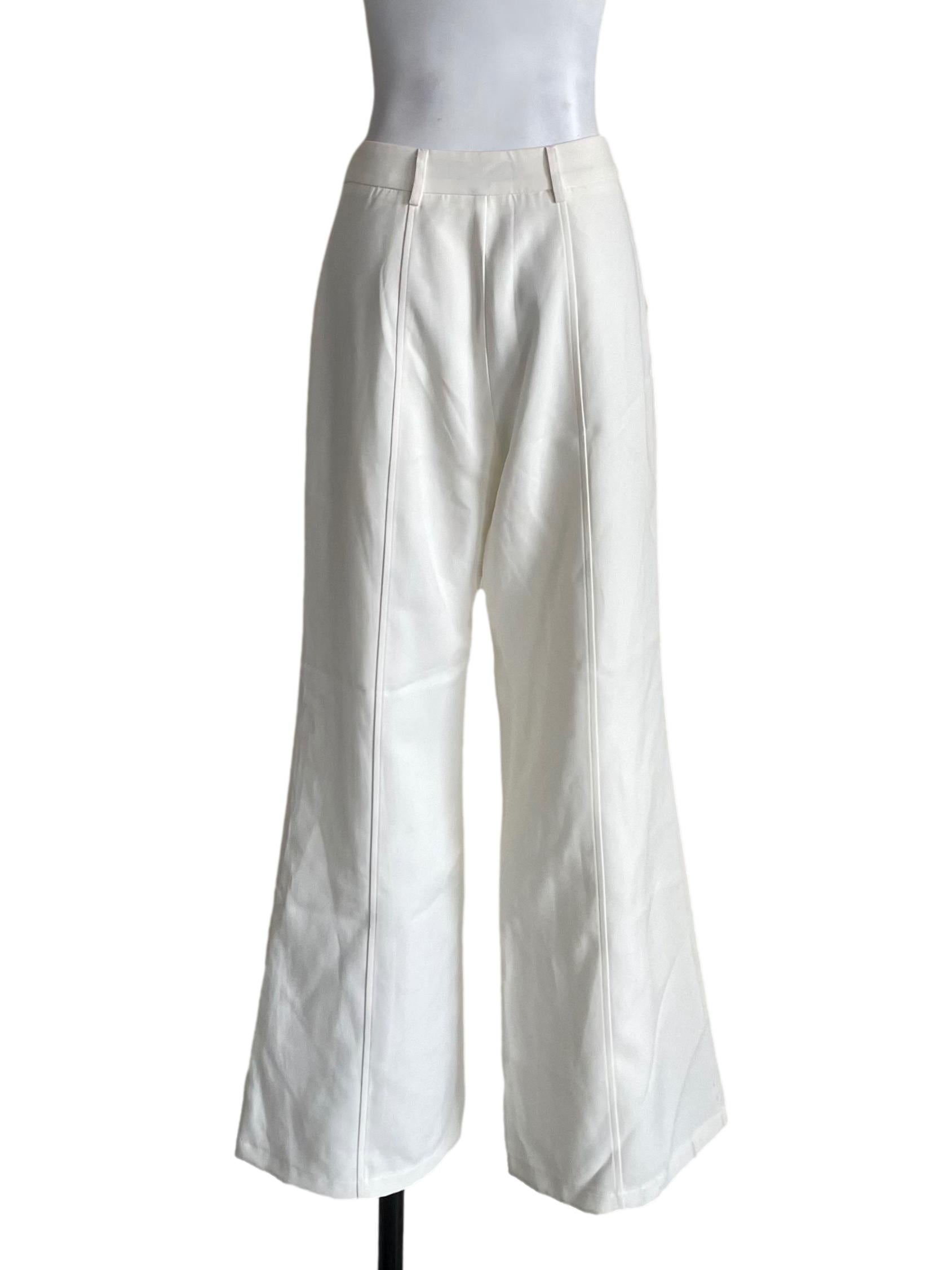 Off White Patch Pocket Pants